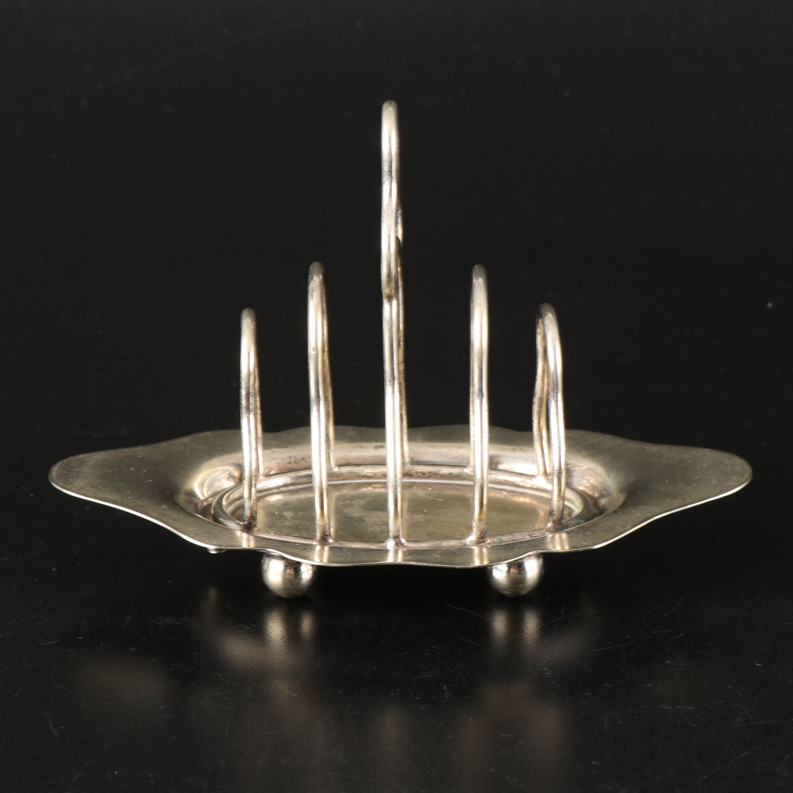 Sterling Handle Carving Set with Other Victorian Style Silver Plate Serveware