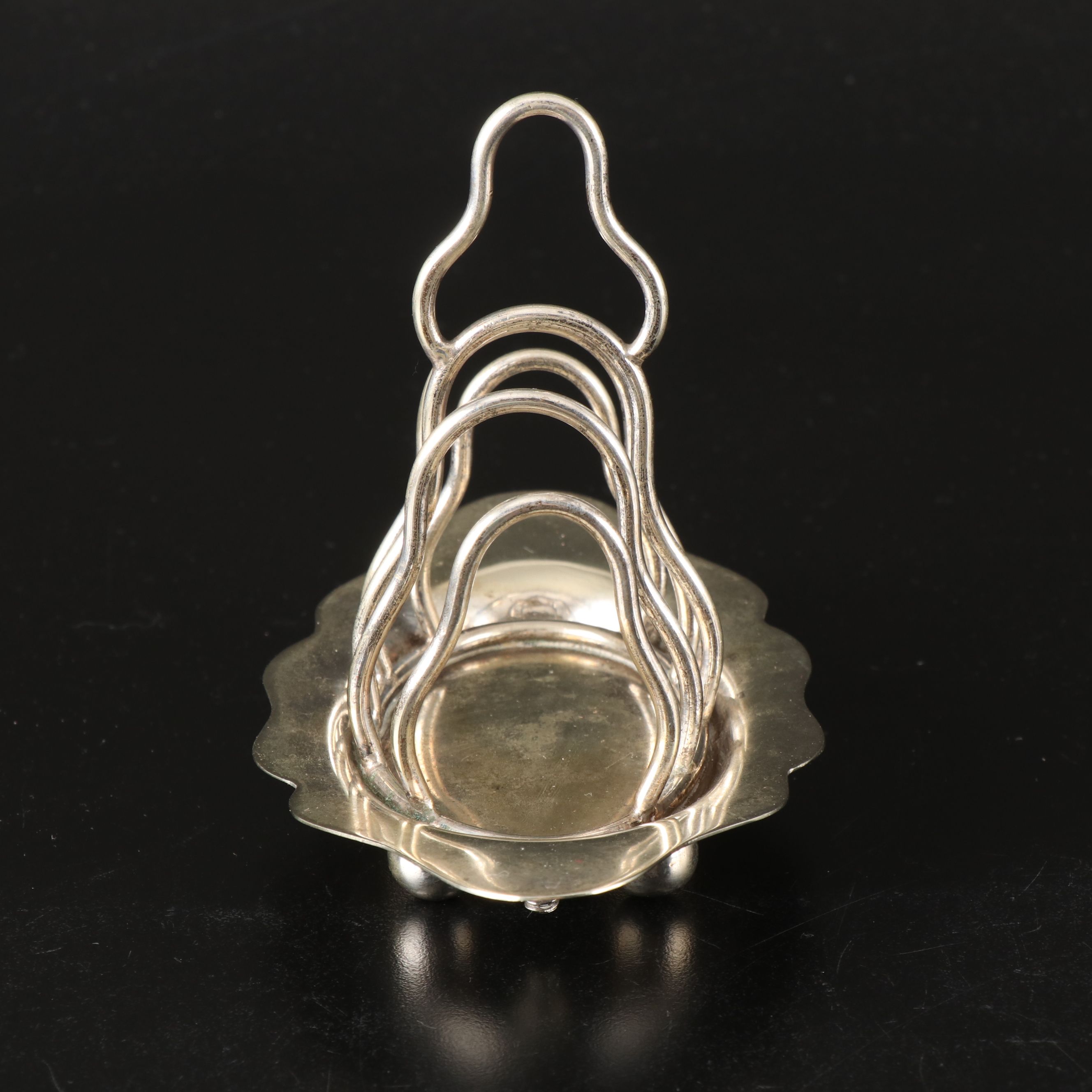 Sterling Handle Carving Set with Other Victorian Style Silver Plate Serveware