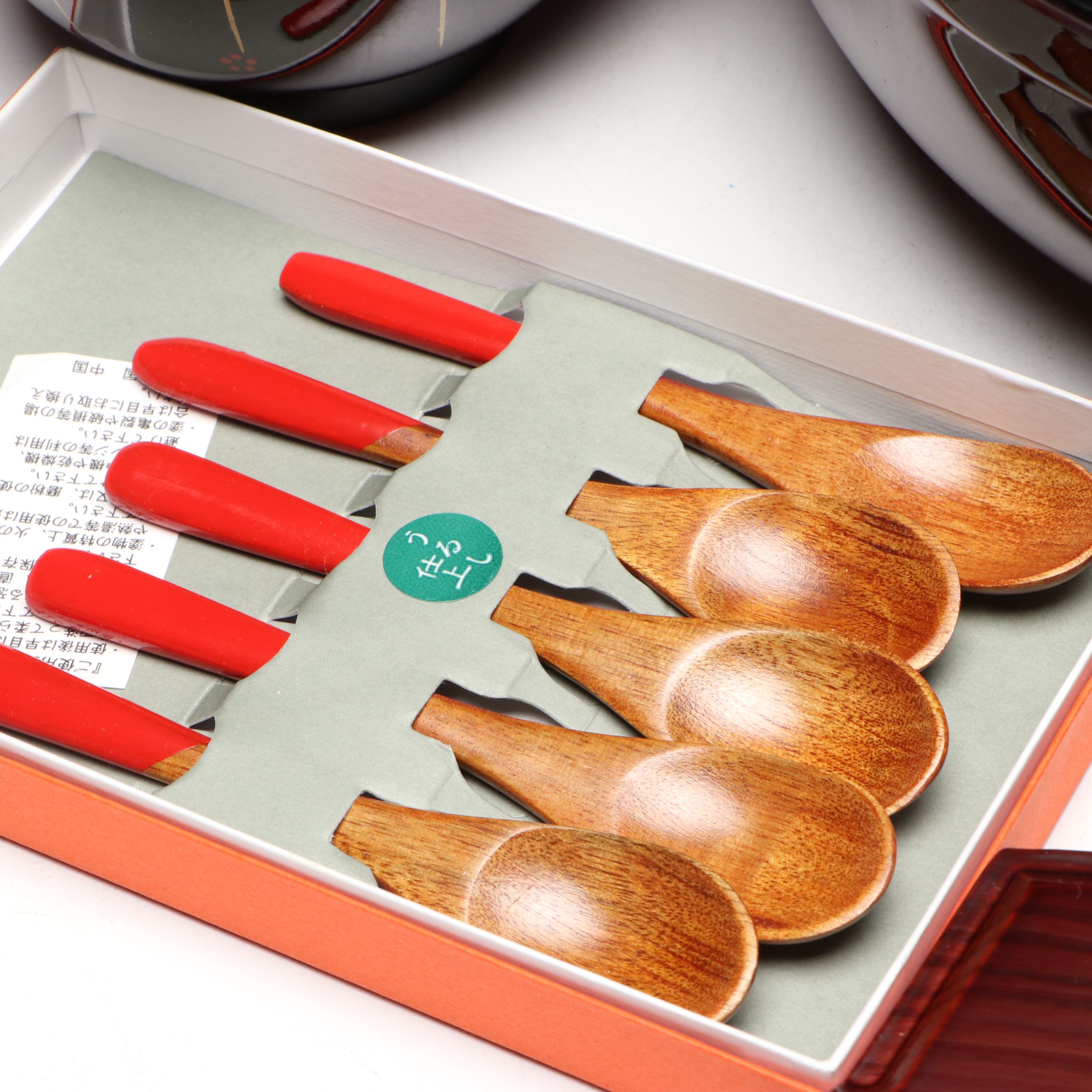 Japanese Lacquerware with Other Plates, Bowls and More, Mid to Late 20th Century