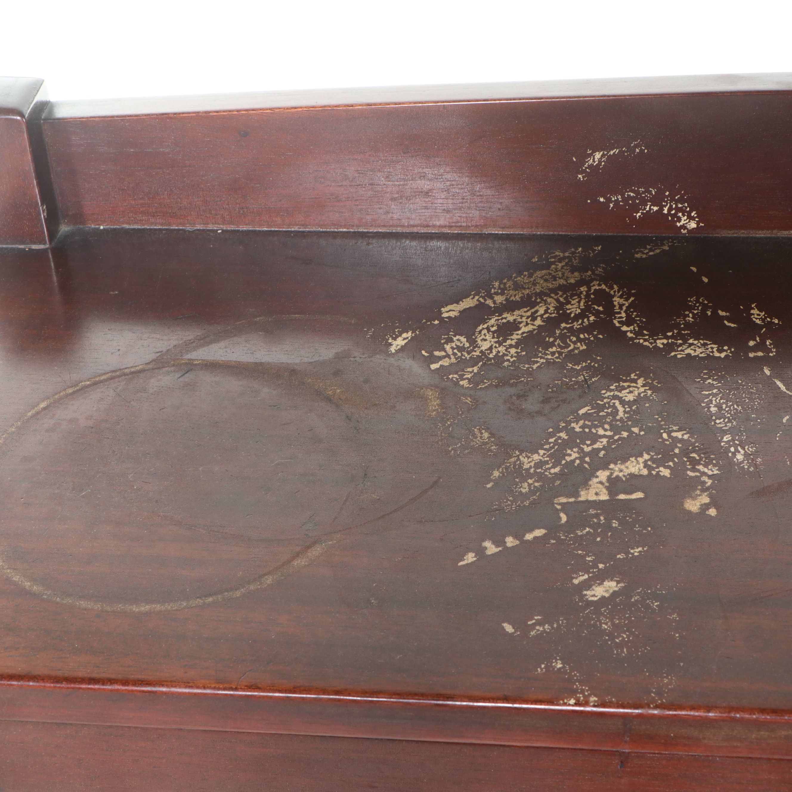 Walnut Arts and Crafts Glazed Bookcase, Early to Mid-20th Century