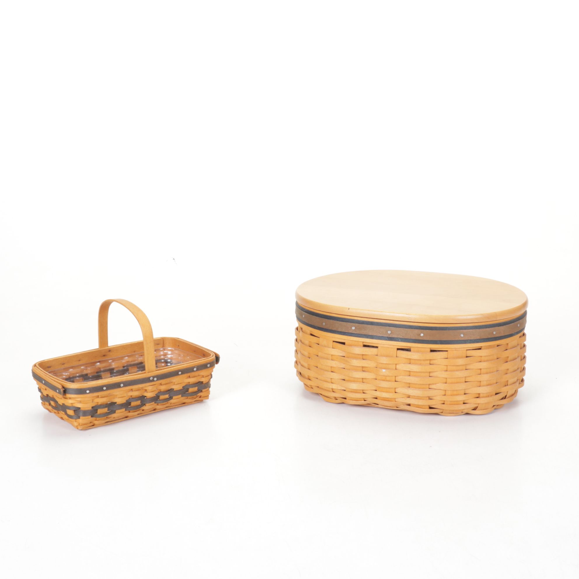Longaberger Christmas "Gingerbread" and Other Woven Baskets