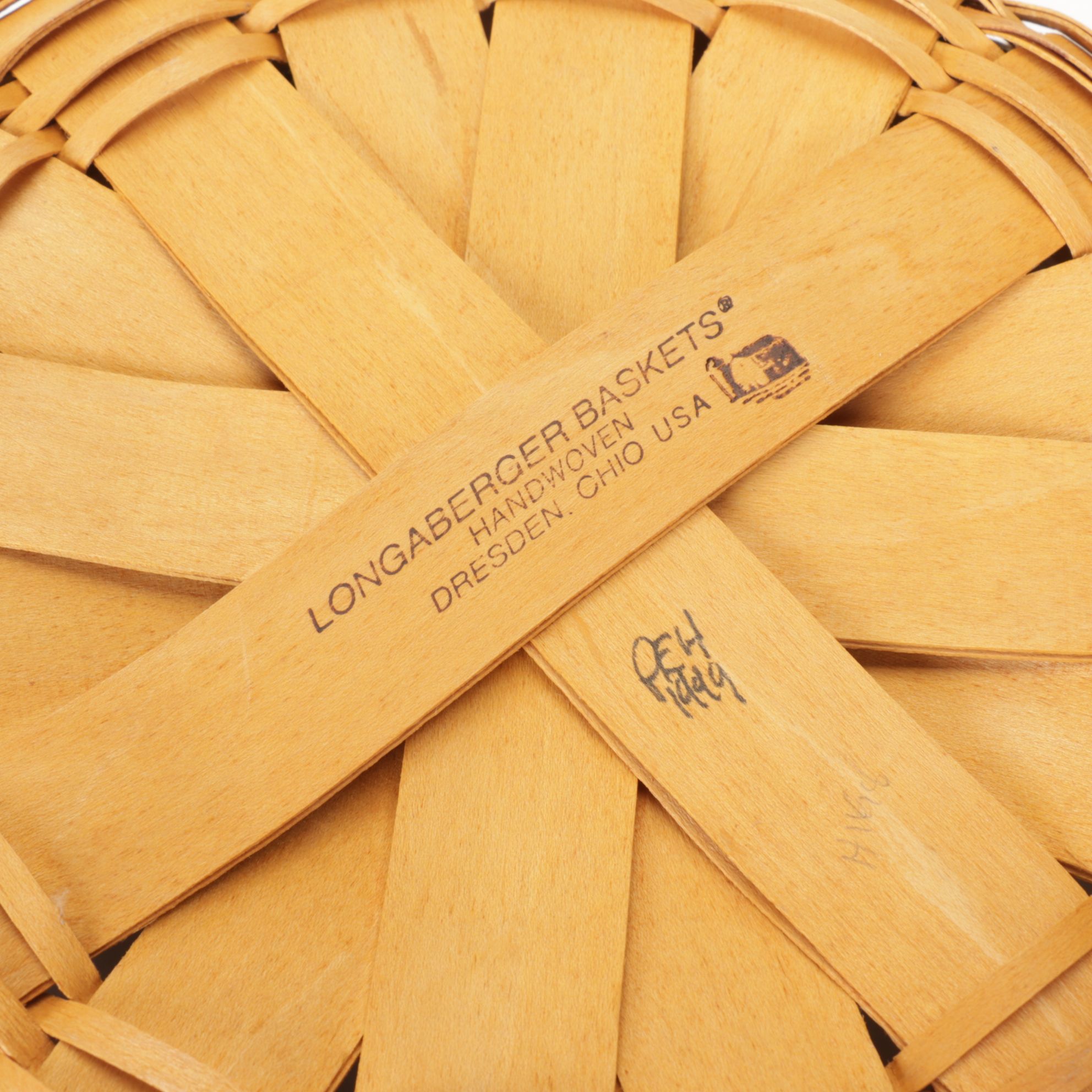 Longaberger Christmas "Gingerbread" and Other Woven Baskets