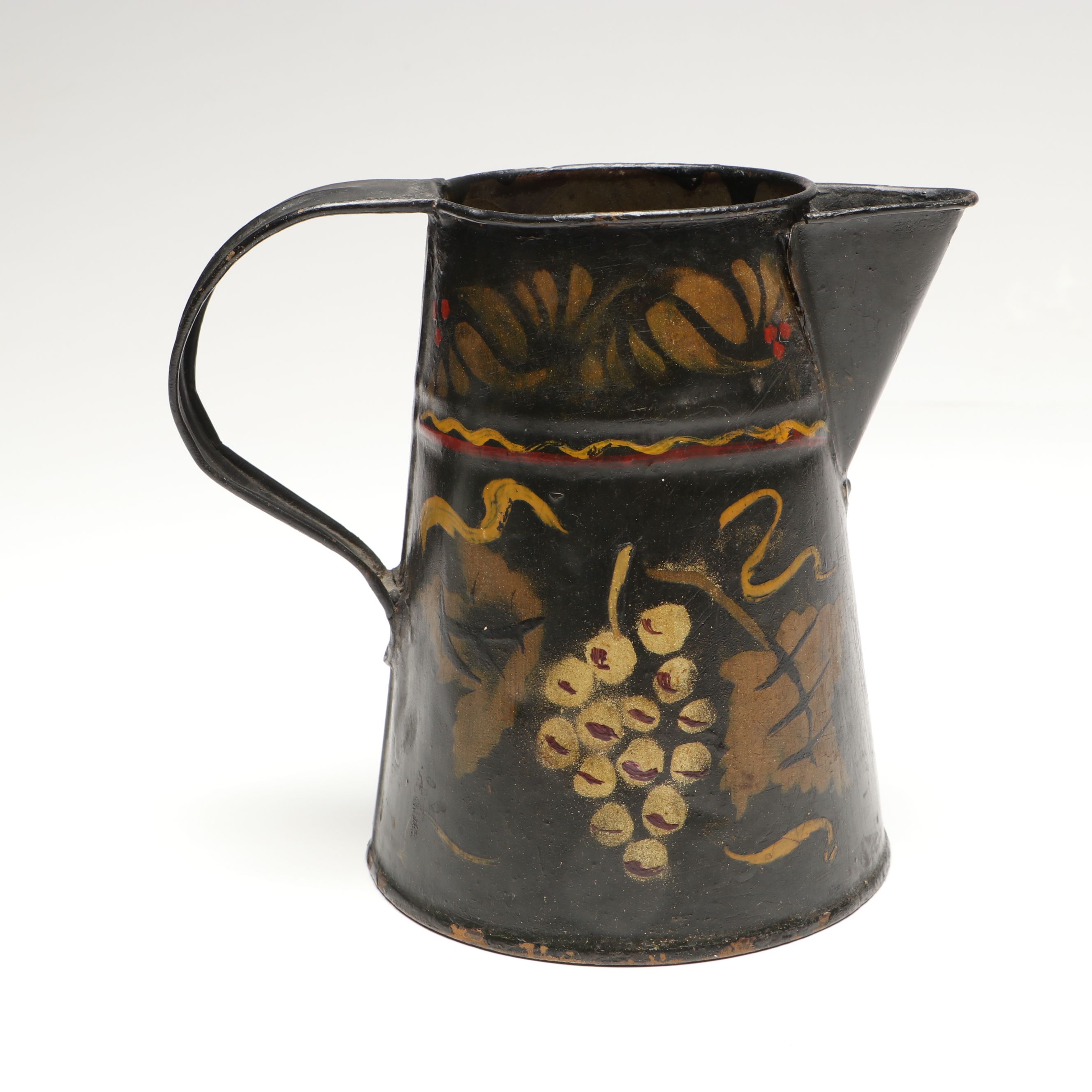English Style Toleware Trays and Pitcher, Mid-20th Century