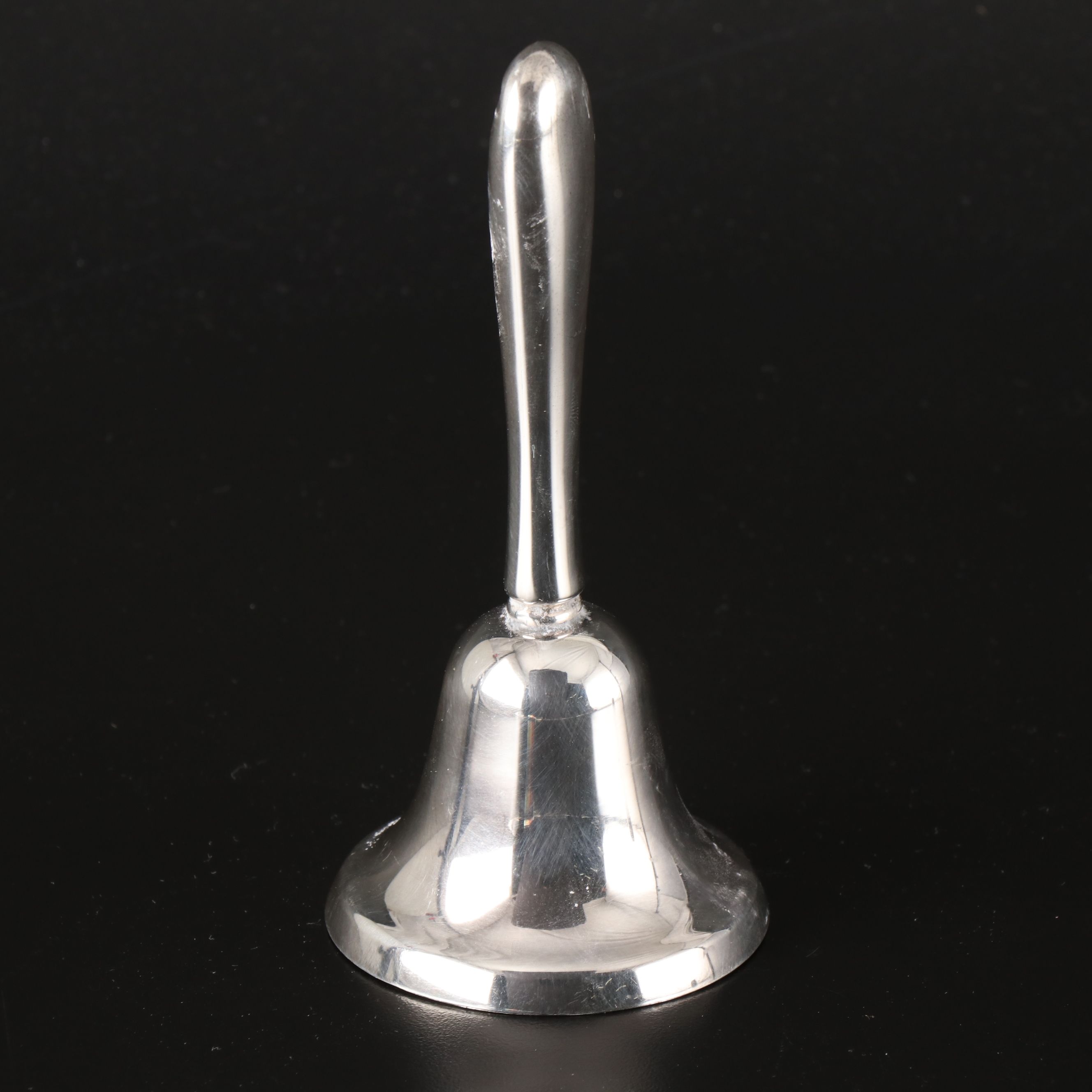 Tuttle Sterling Silver Handle Dinner Bell, 1969-1974