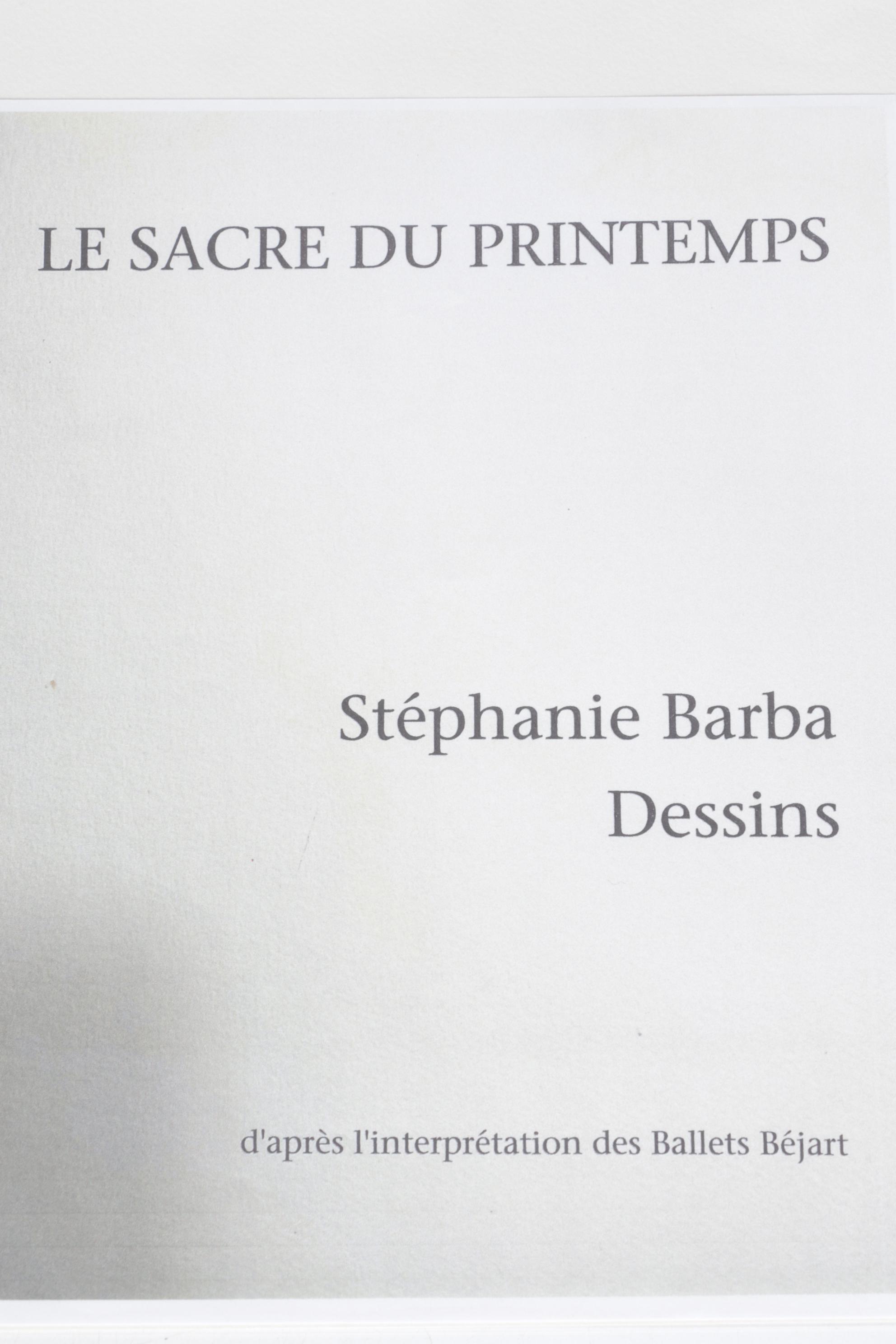 Stéphanie Barba Figurative Photogravure from "Le Sacre du Printemps"