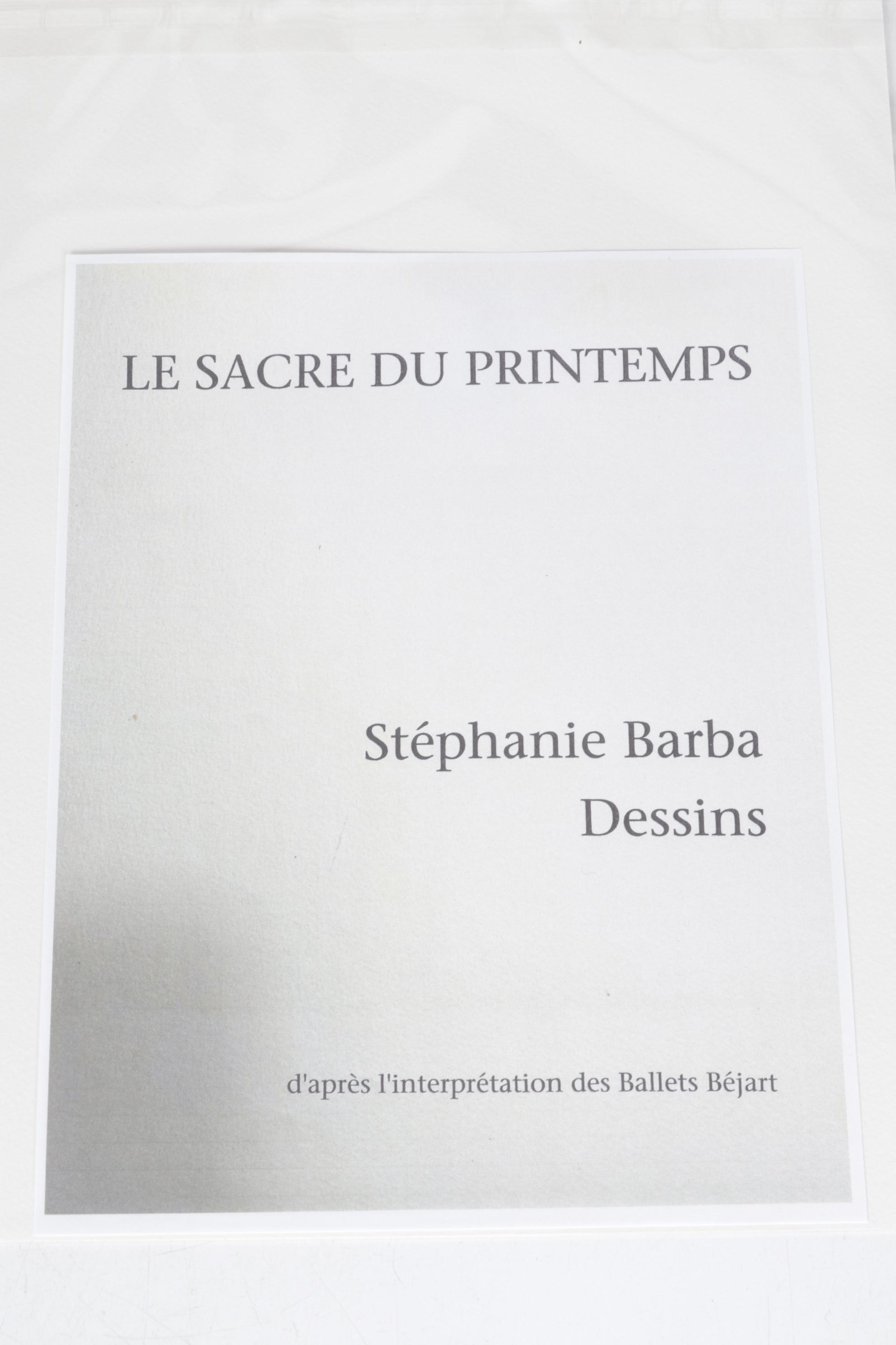 Stéphanie Barba Figurative Photogravure from "Le Sacre du Printemps"