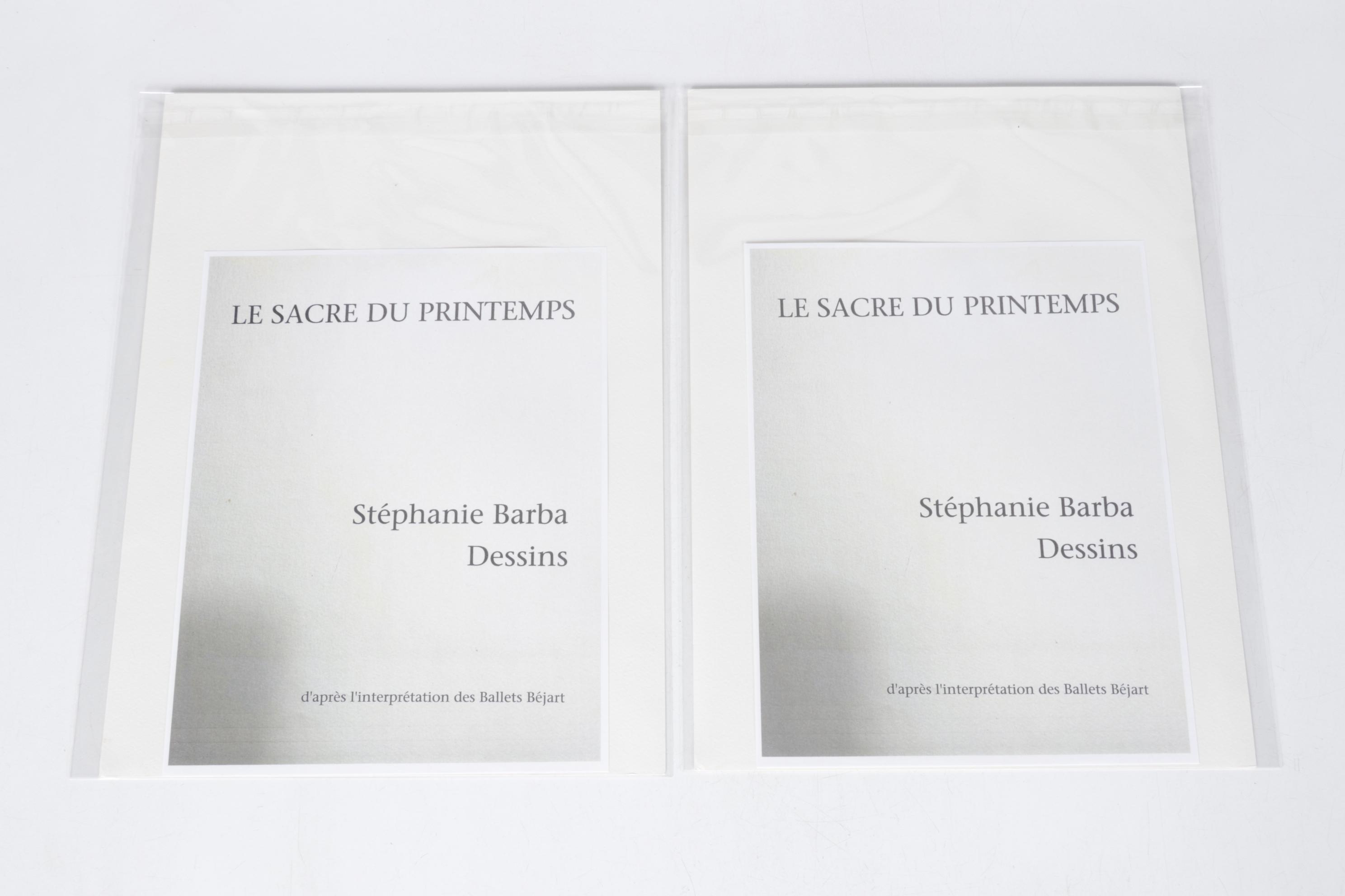 Stéphanie Barba Figurative Photogravure from "Le Sacre du Printemps"