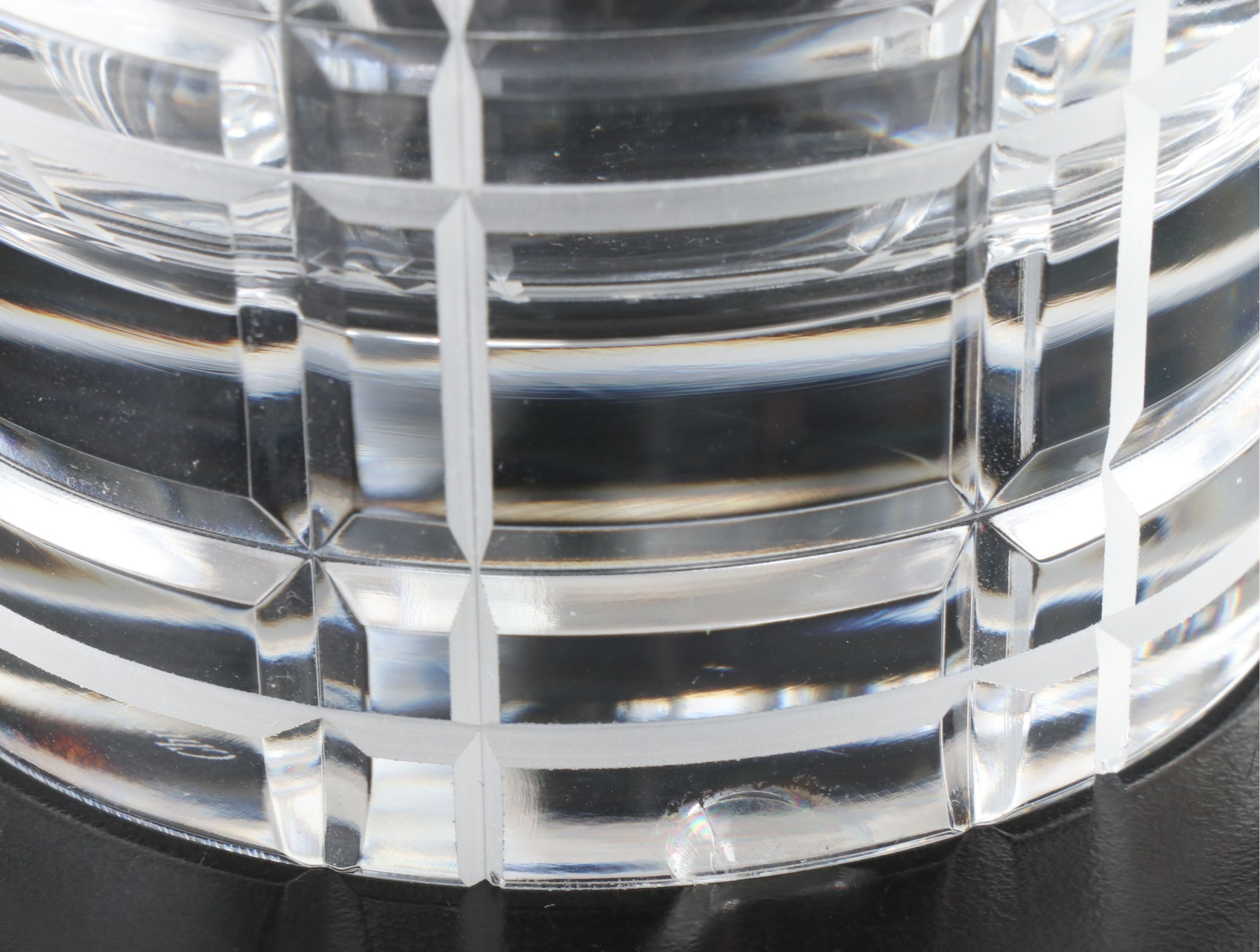 Christofle "Scottish" Cut Crystal Double Old Fashioned Glasses