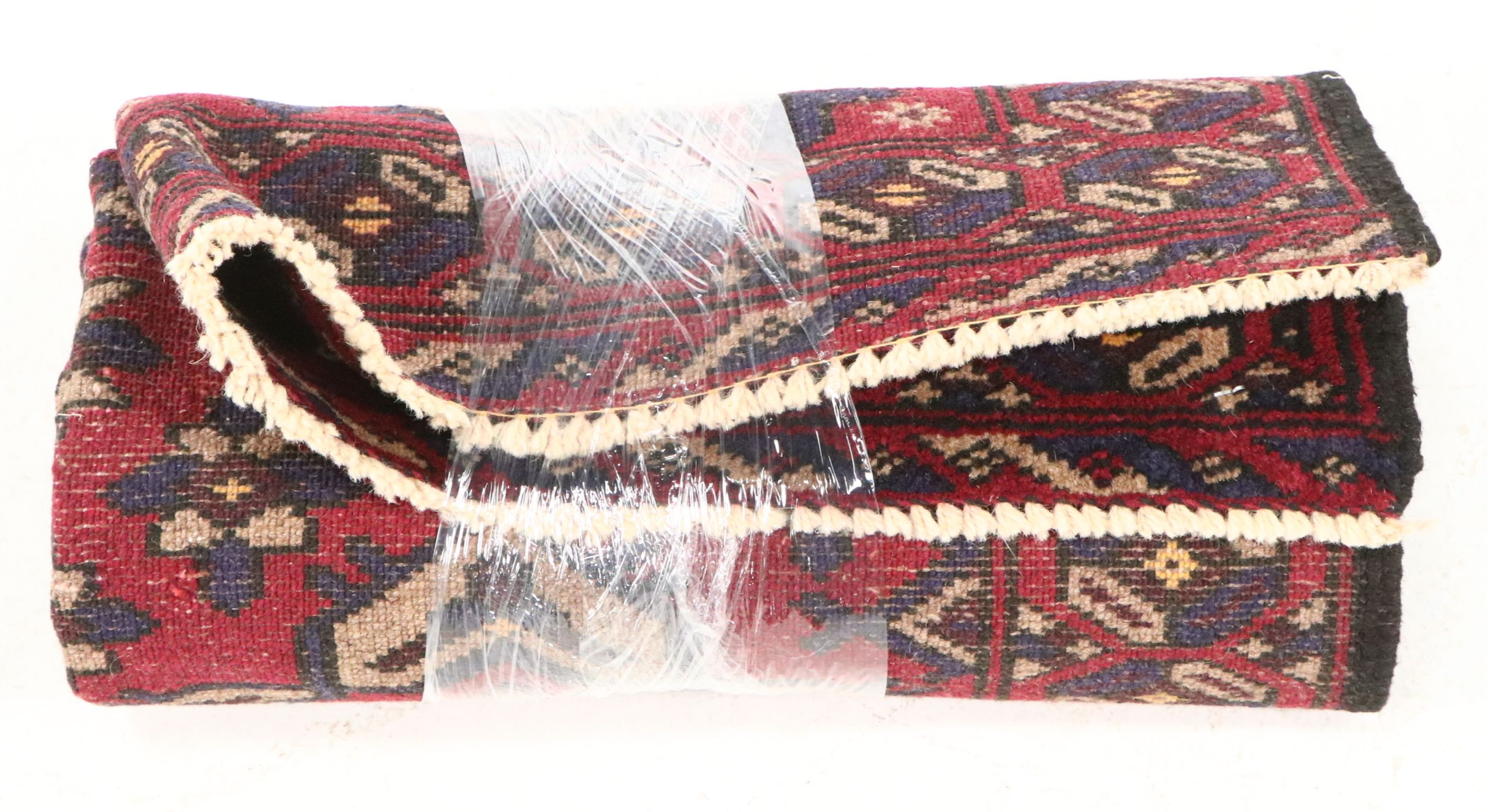 2'11 x 4'7 Hand-Knotted Afghan Baluch Accent Rug