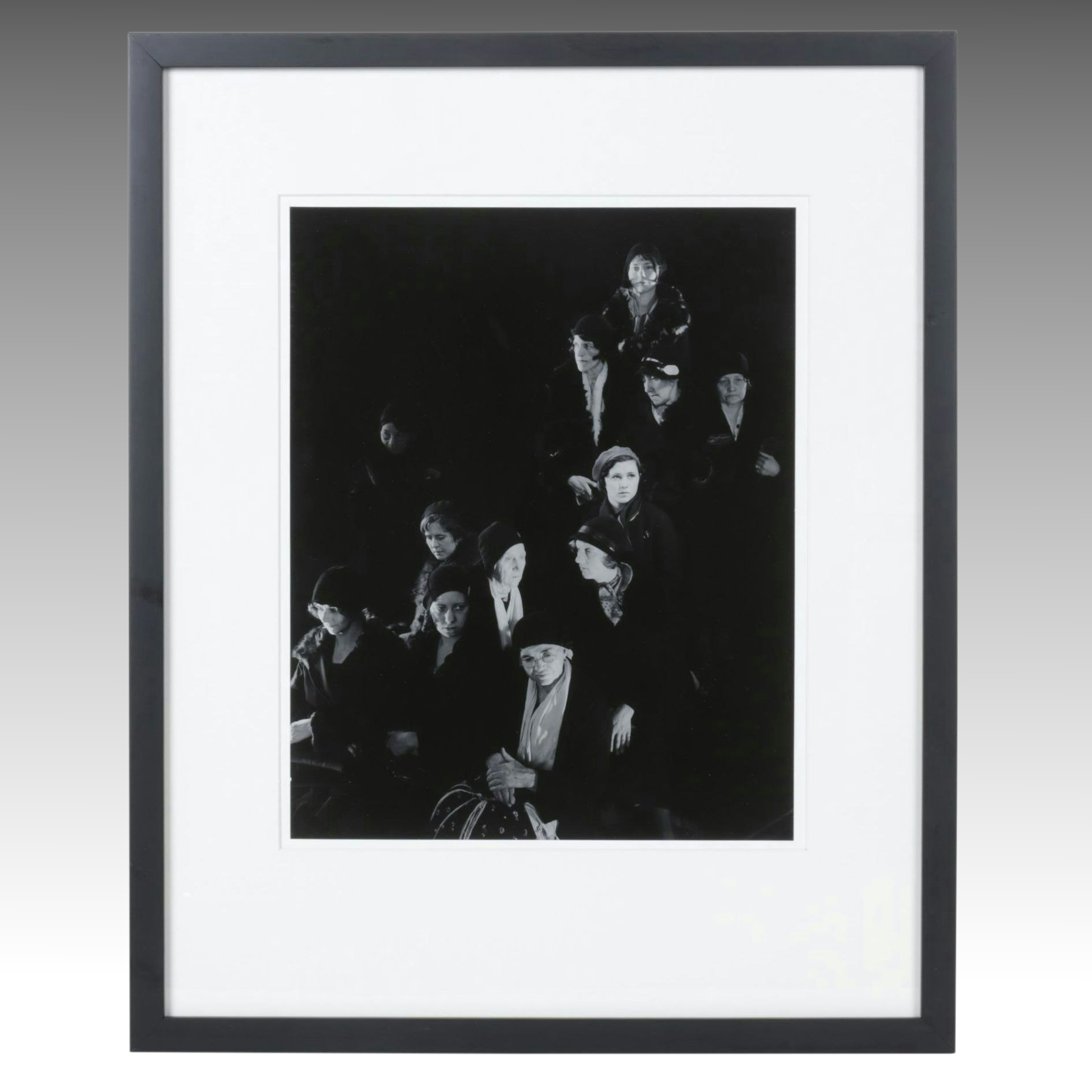 Edward Steichen "Homeless Women..." Silver Gelatin Printed by George Tice, 1982