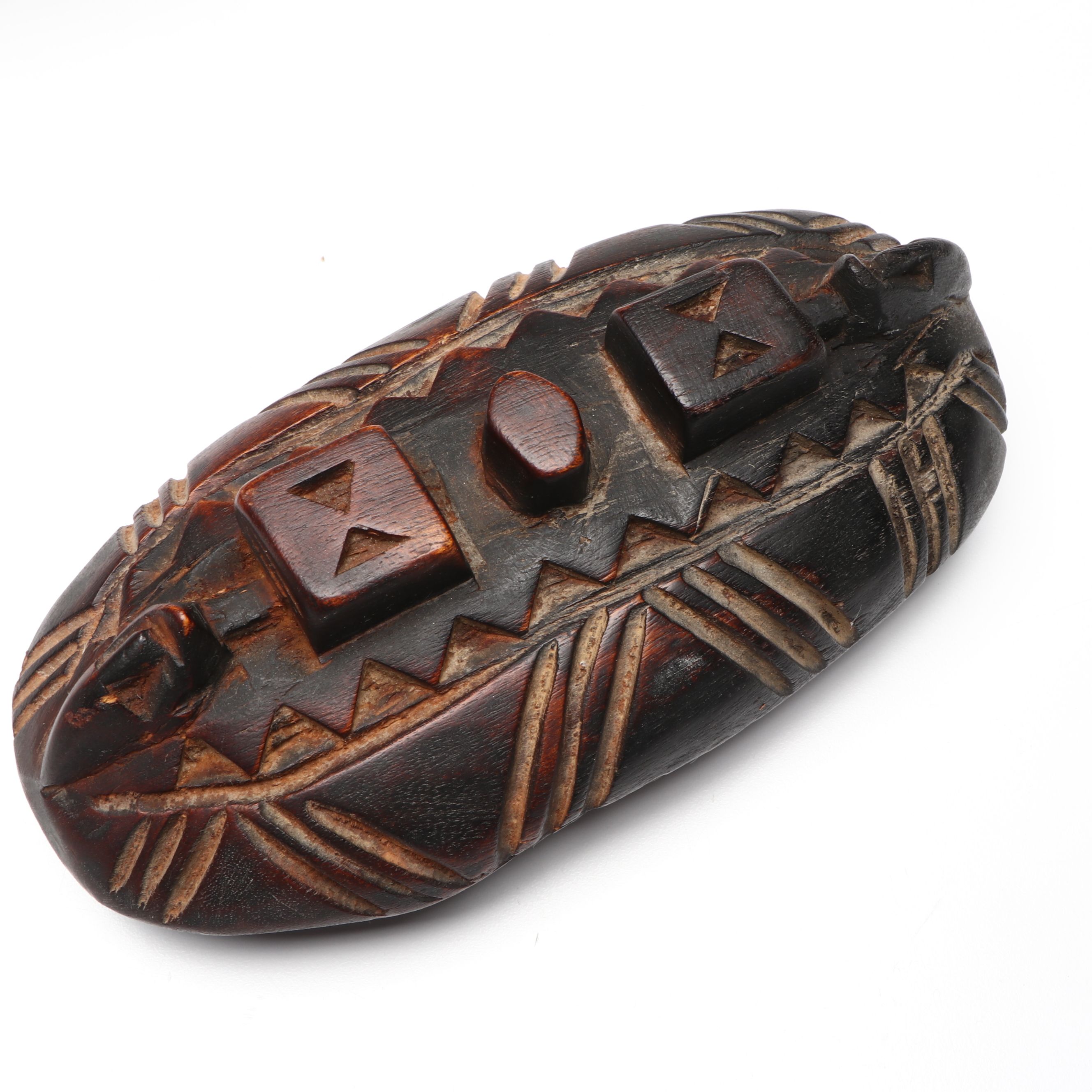 West African Dogon "Aduno Koro" Ark Carved Wood Ritual Vessel