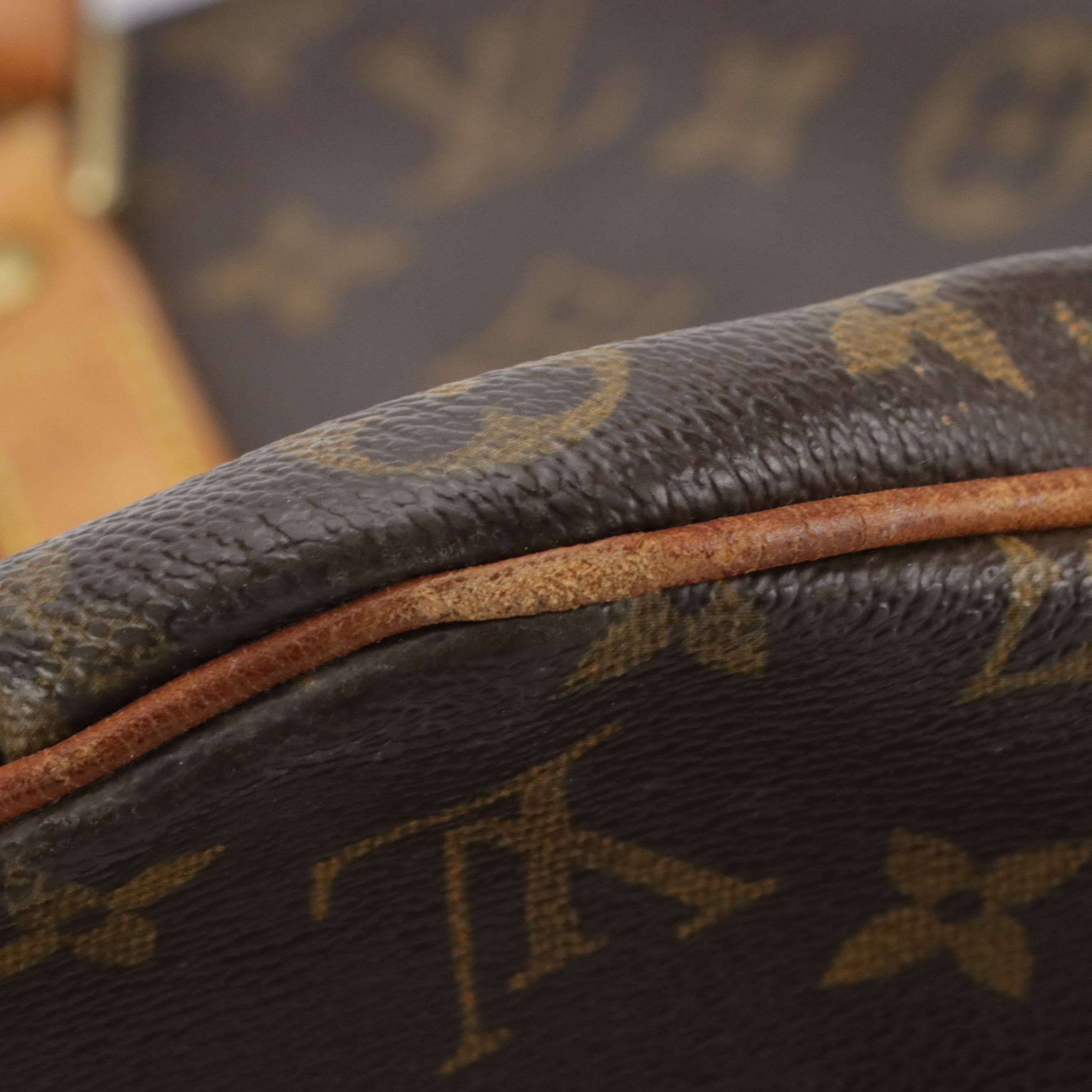 Louis Vuitton Sac Shopping Tote Bag in Monogram Canvas and Leather