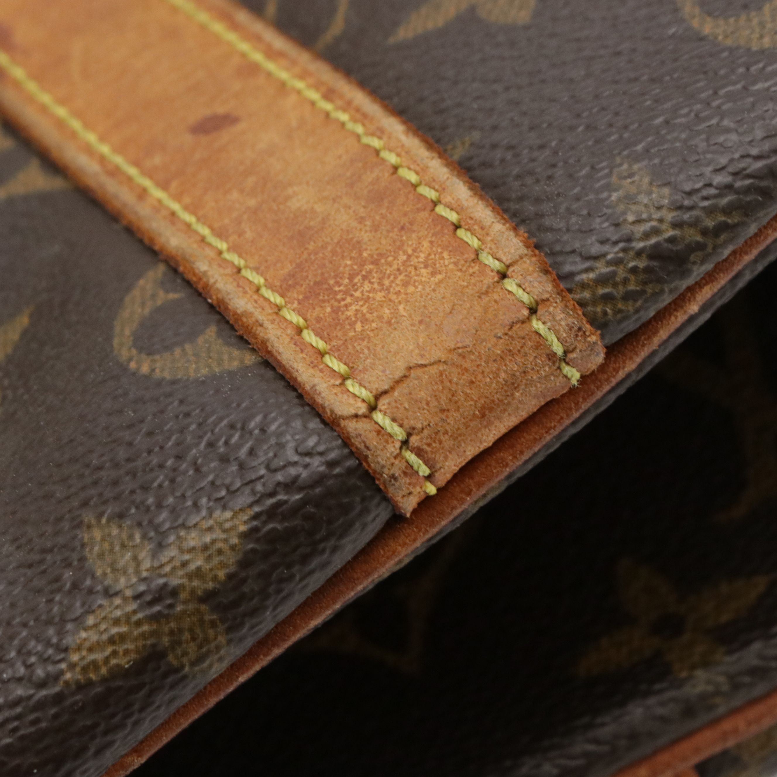 Louis Vuitton Sac Shopping Tote Bag in Monogram Canvas and Leather