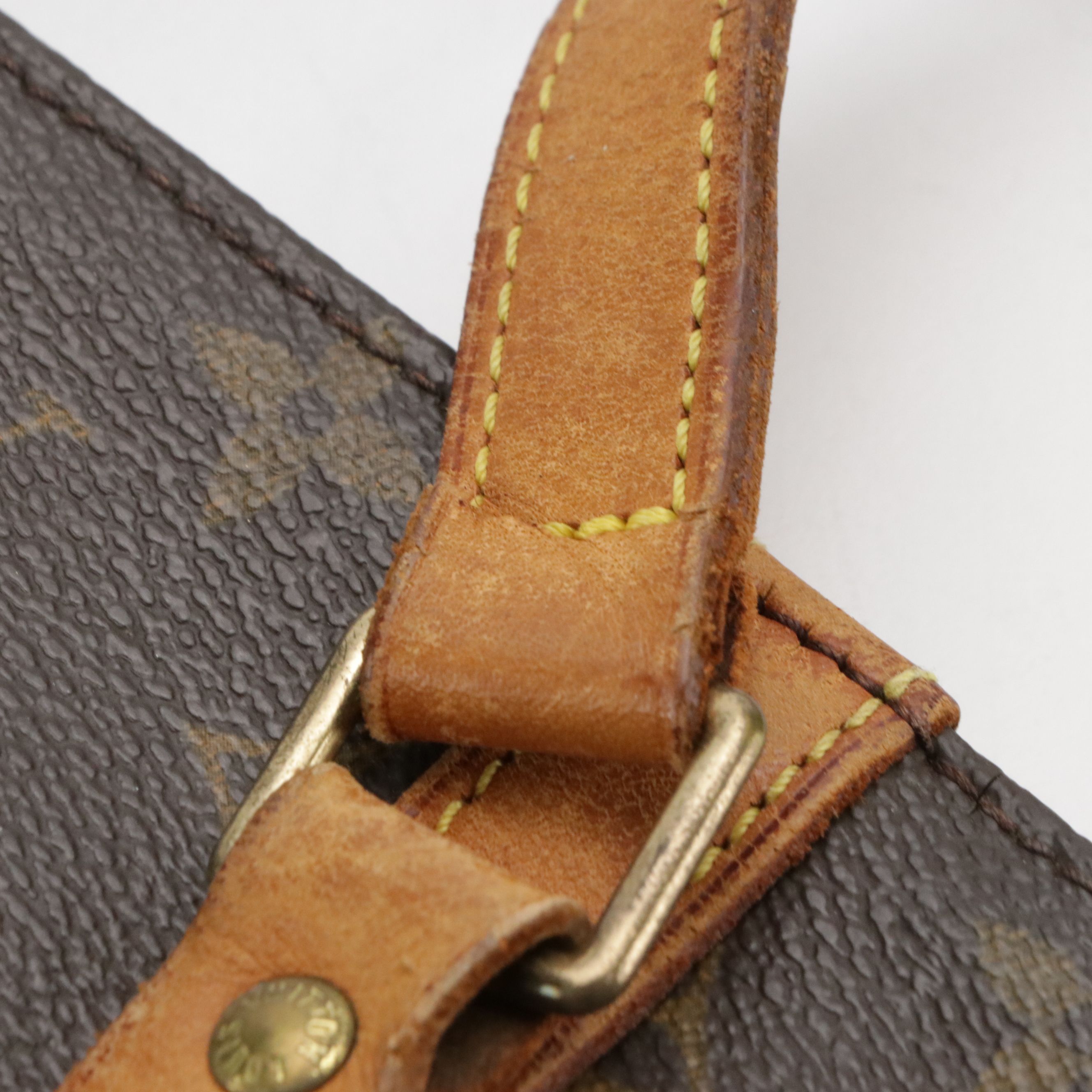 Louis Vuitton Sac Shopping Tote Bag in Monogram Canvas and Leather