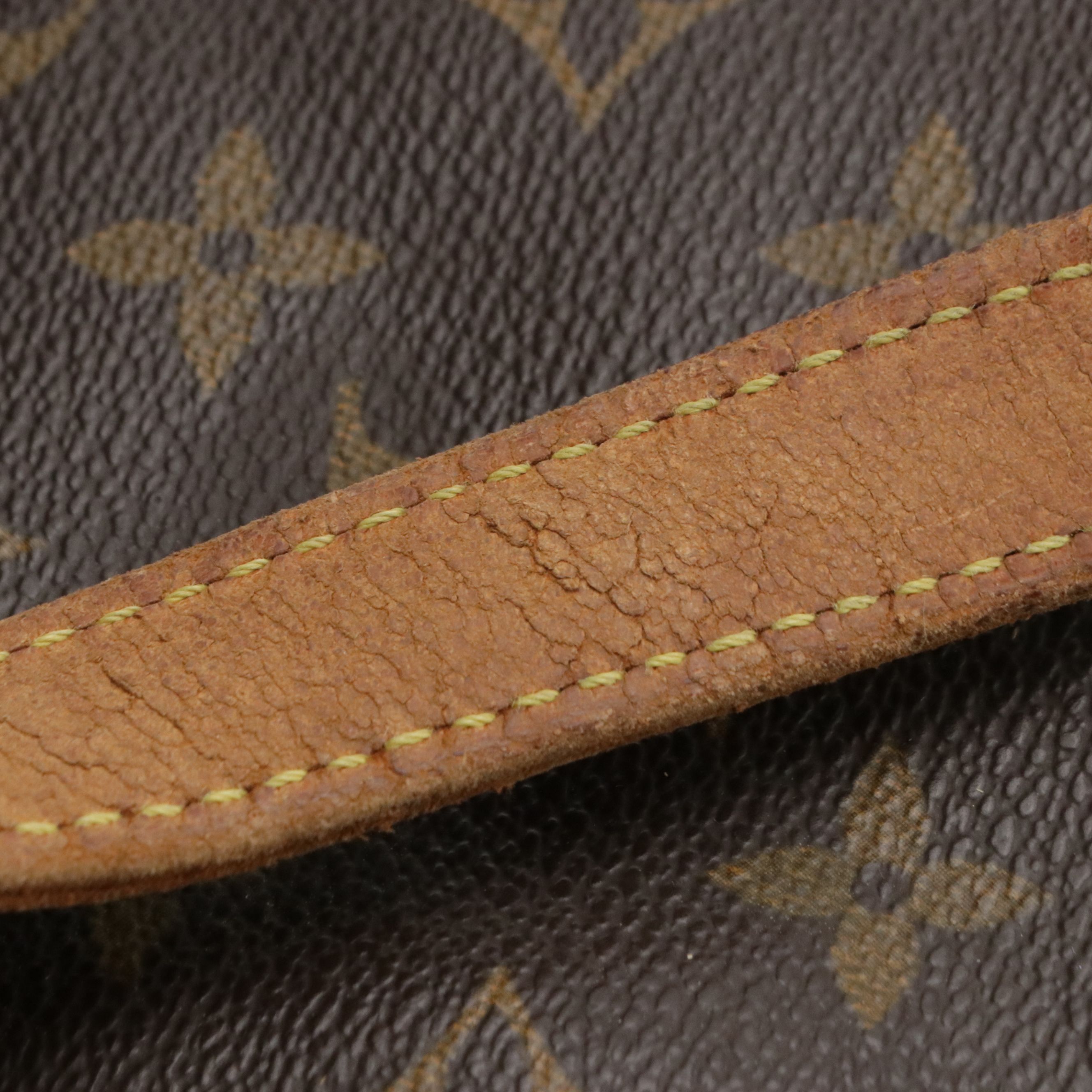 Louis Vuitton Sac Shopping Tote Bag in Monogram Canvas and Leather