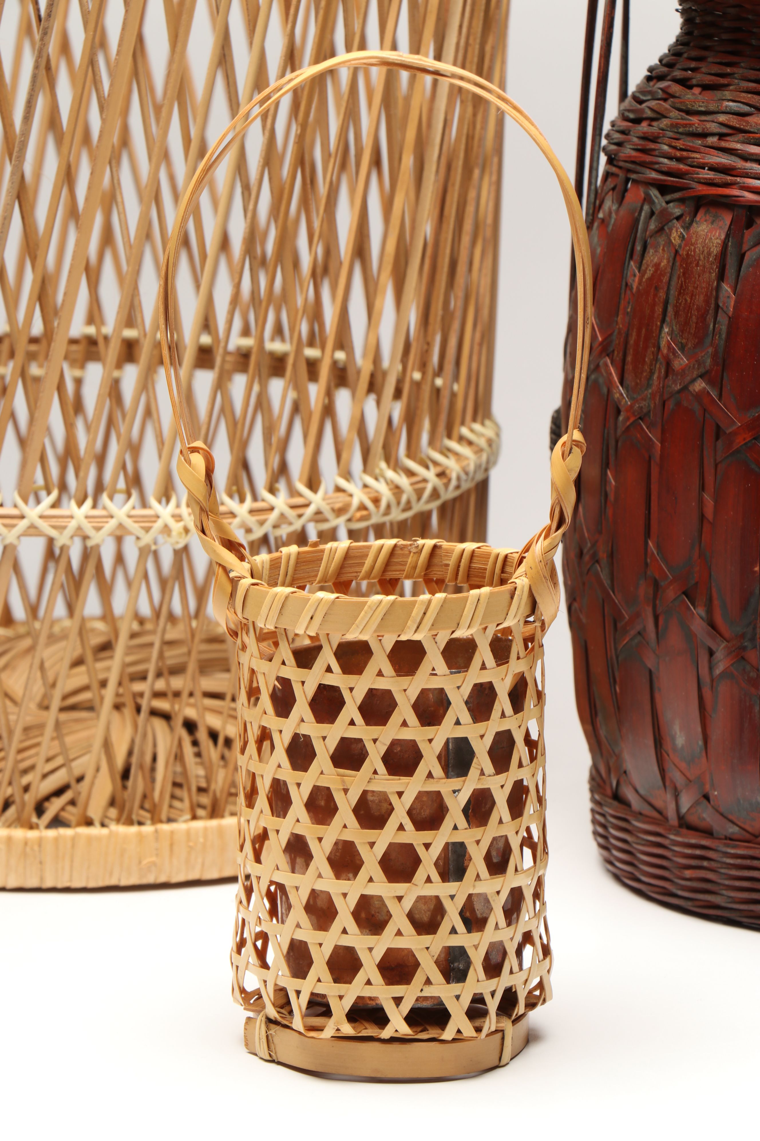 Japanese Handcrafted Bamboo Baskets