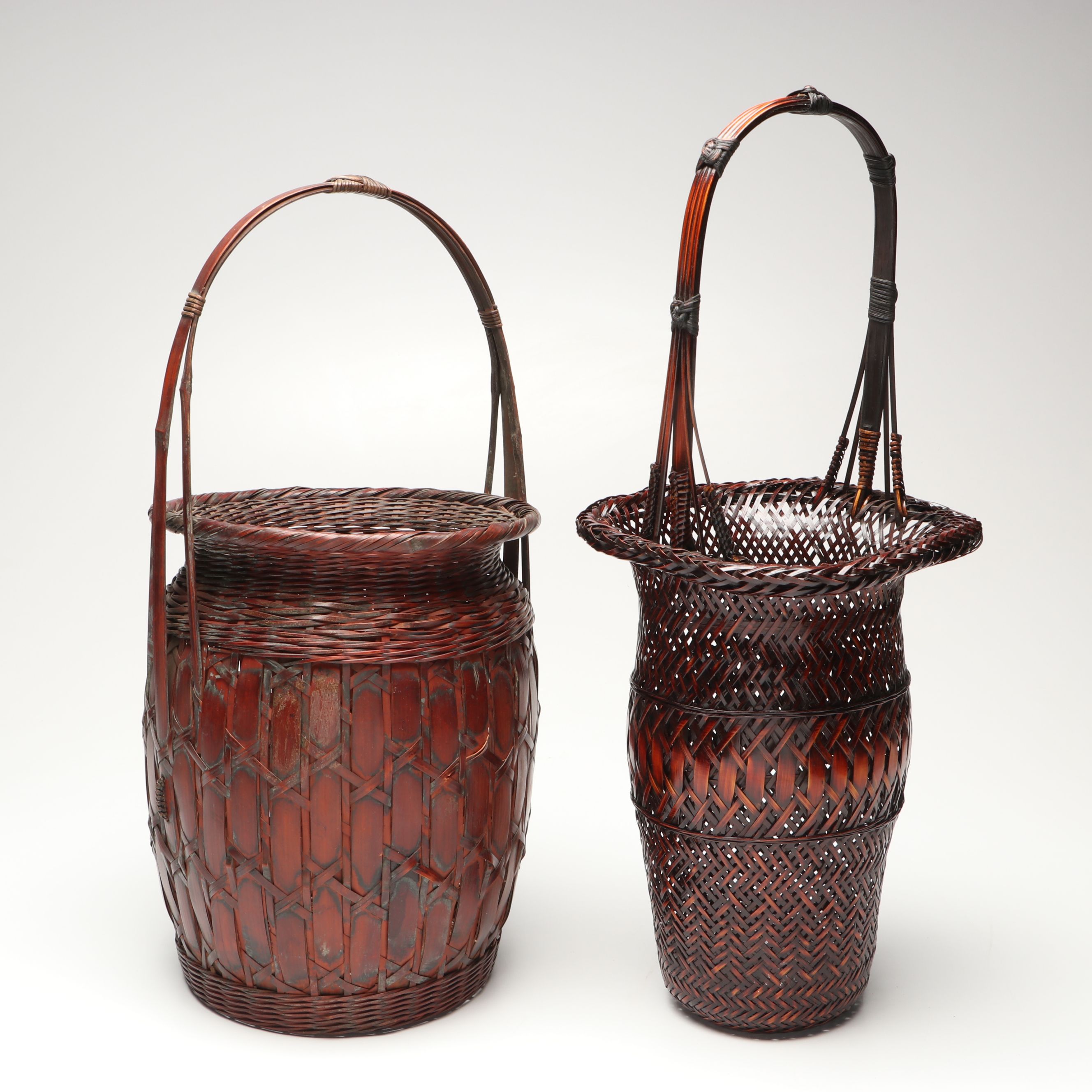 Japanese Handcrafted Bamboo Baskets