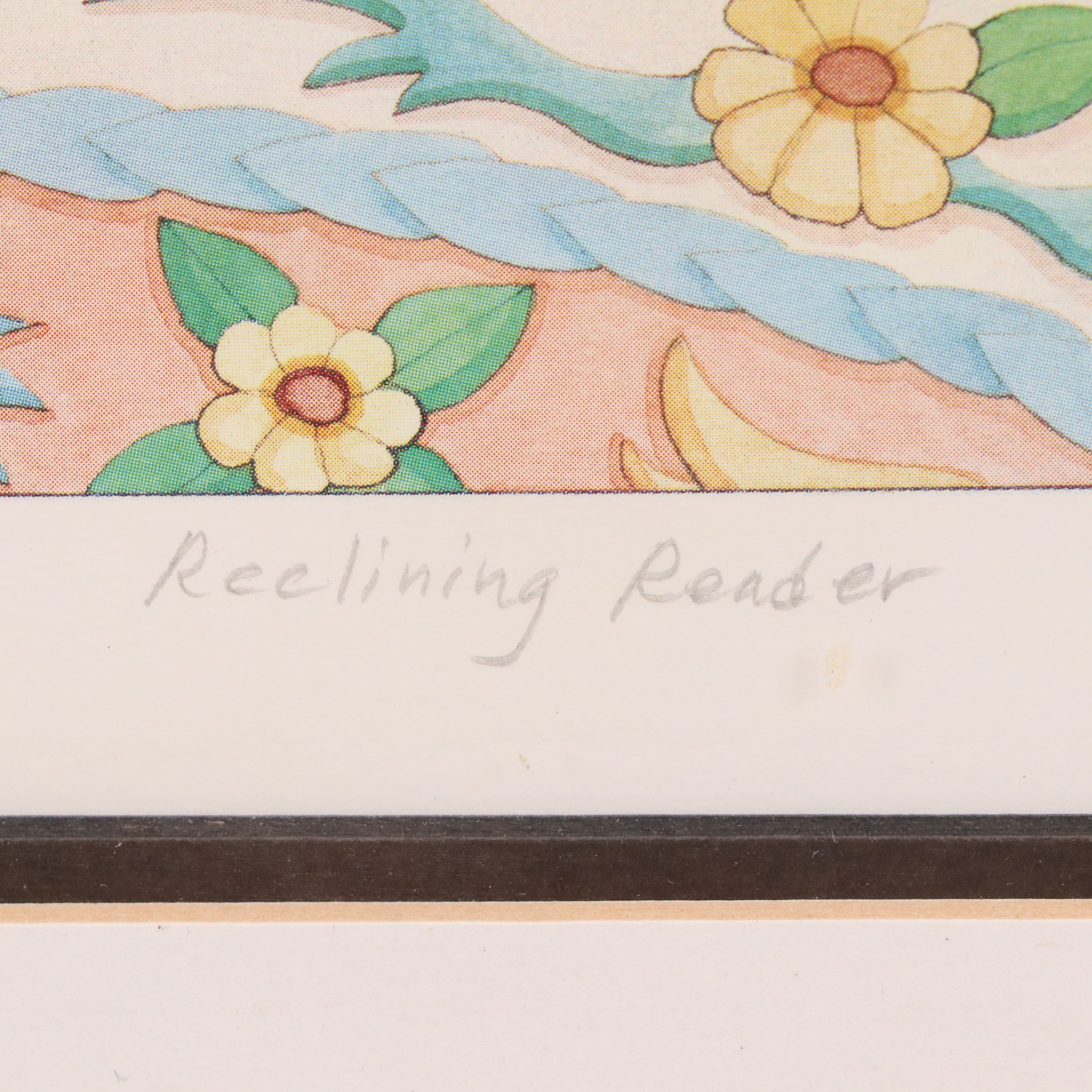 Frances Greenberg Prints "Reclining Reader" and "Piano Player"