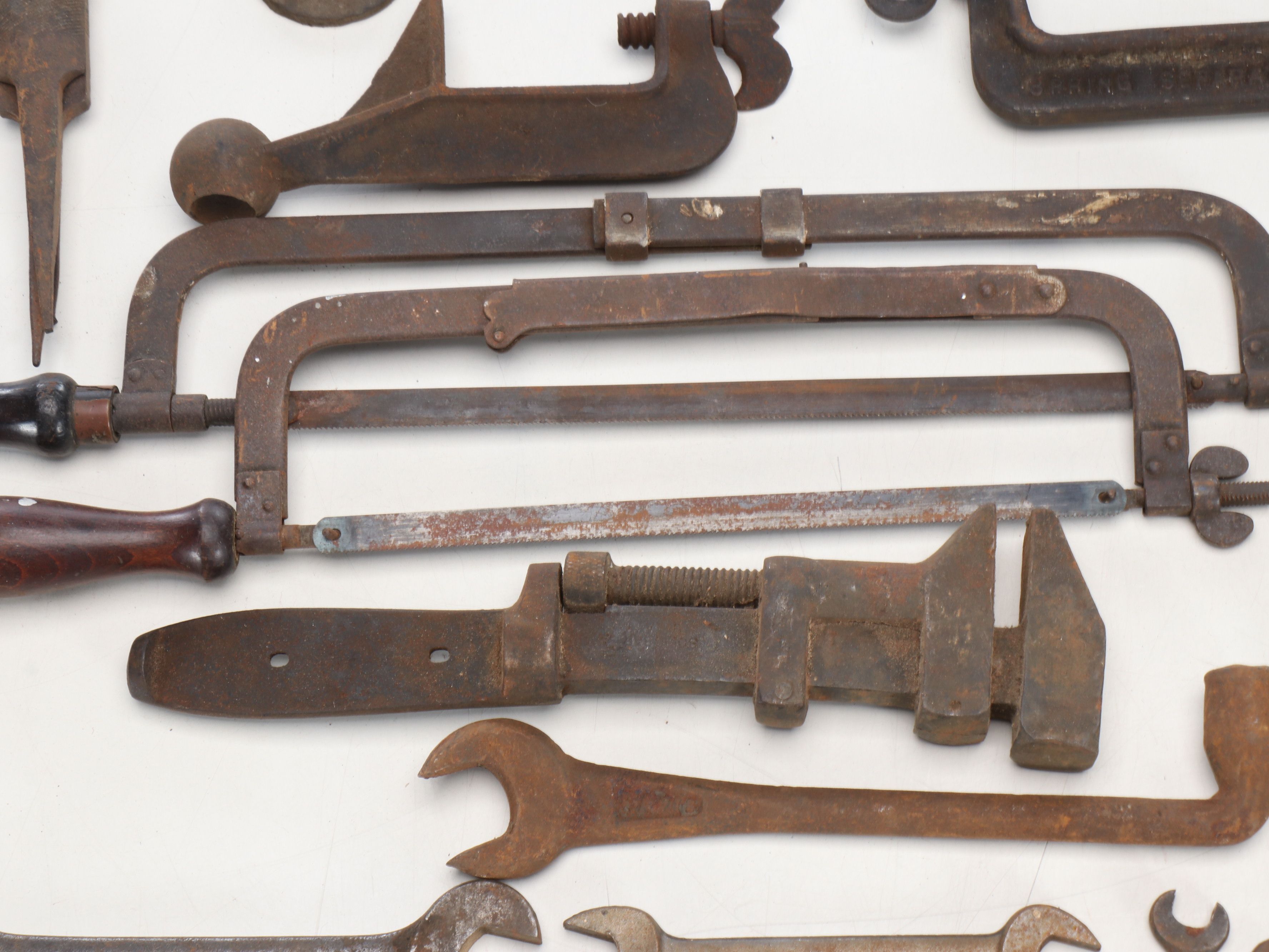 Wood Handle Hacksaws, Wrenches, and More Vintage Hand Tools