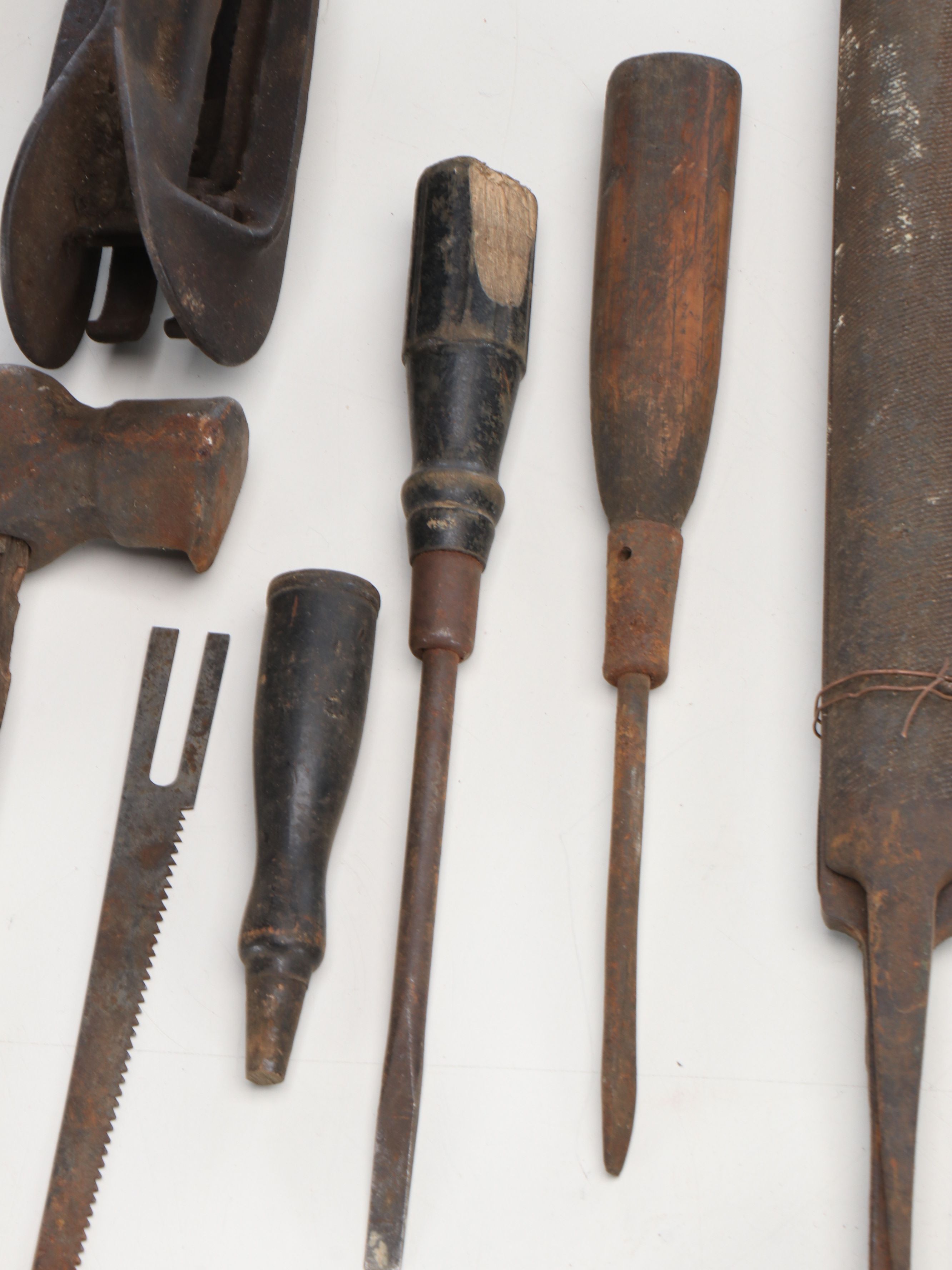 Wood Handle Hacksaws, Wrenches, and More Vintage Hand Tools