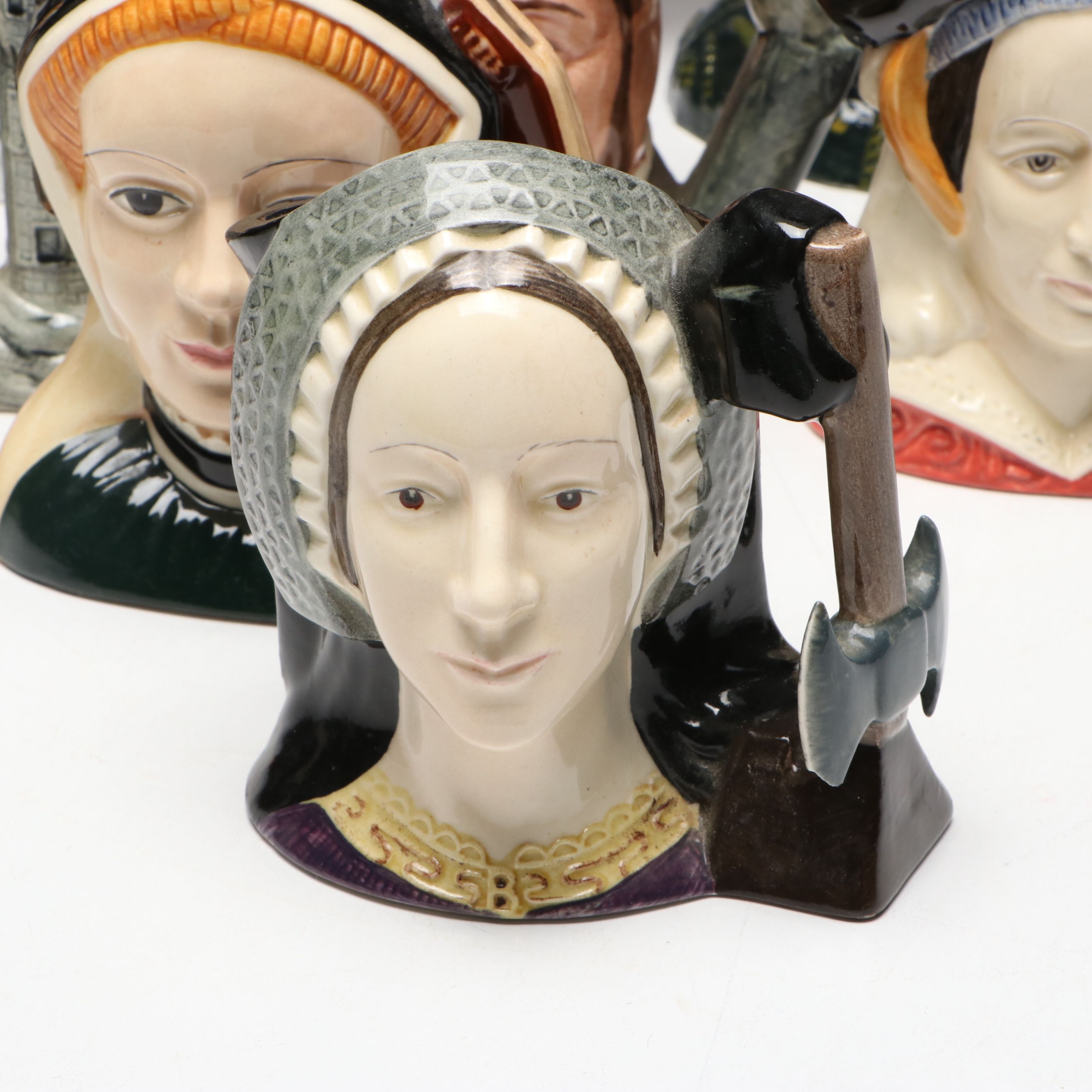 Royal Doulton "Henry VII," "Prince Philip of Spain" and More Character Jugs