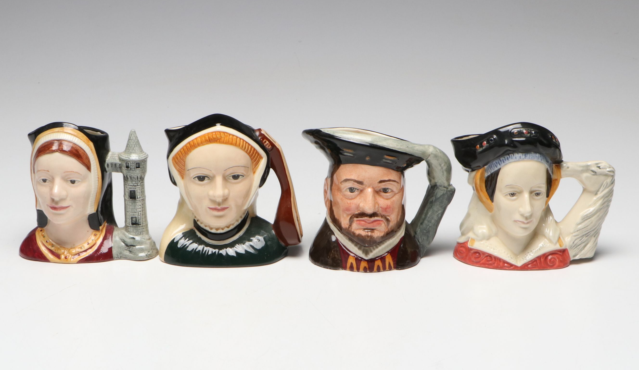 Royal Doulton "Henry VII," "Prince Philip of Spain" and More Character Jugs