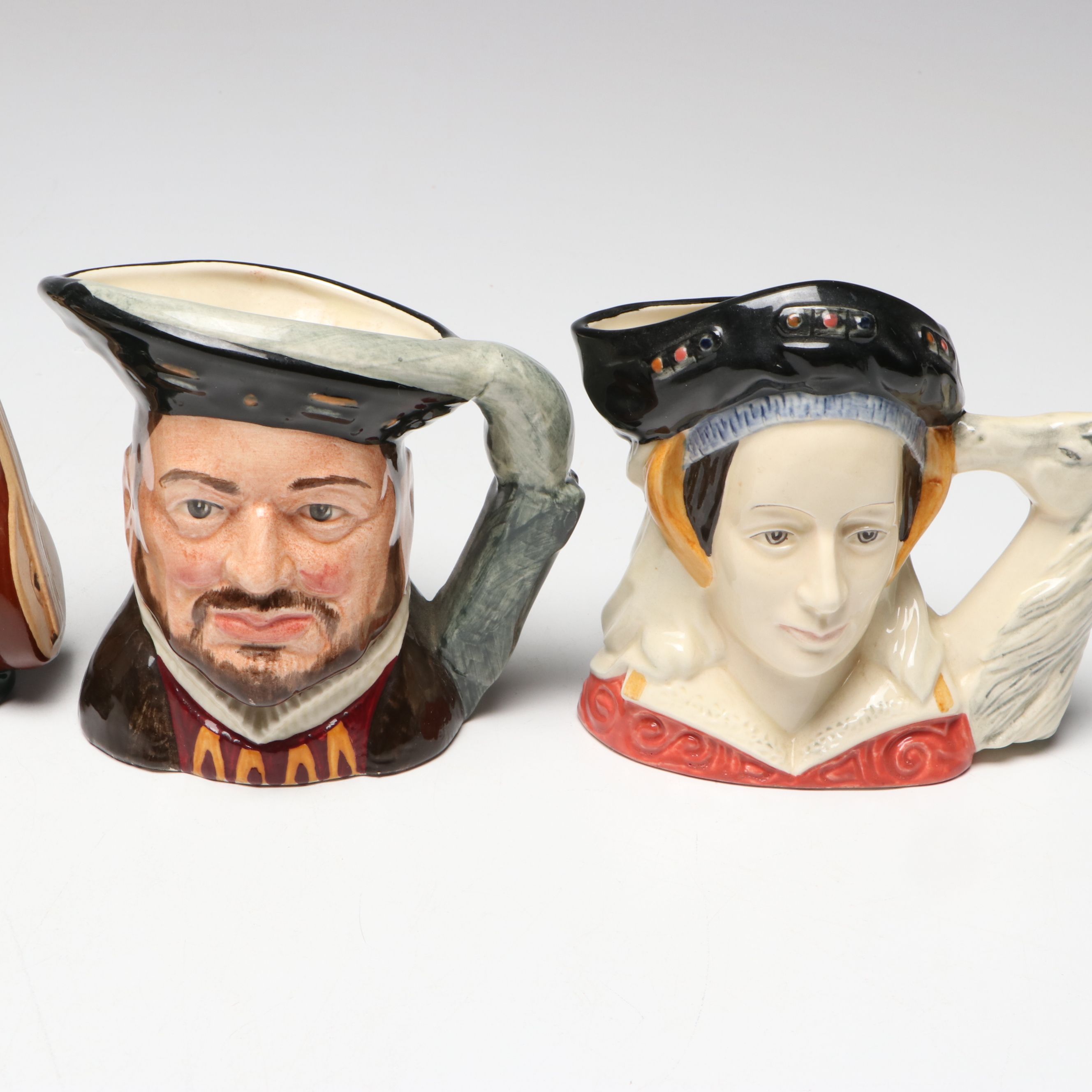 Royal Doulton "Henry VII," "Prince Philip of Spain" and More Character Jugs