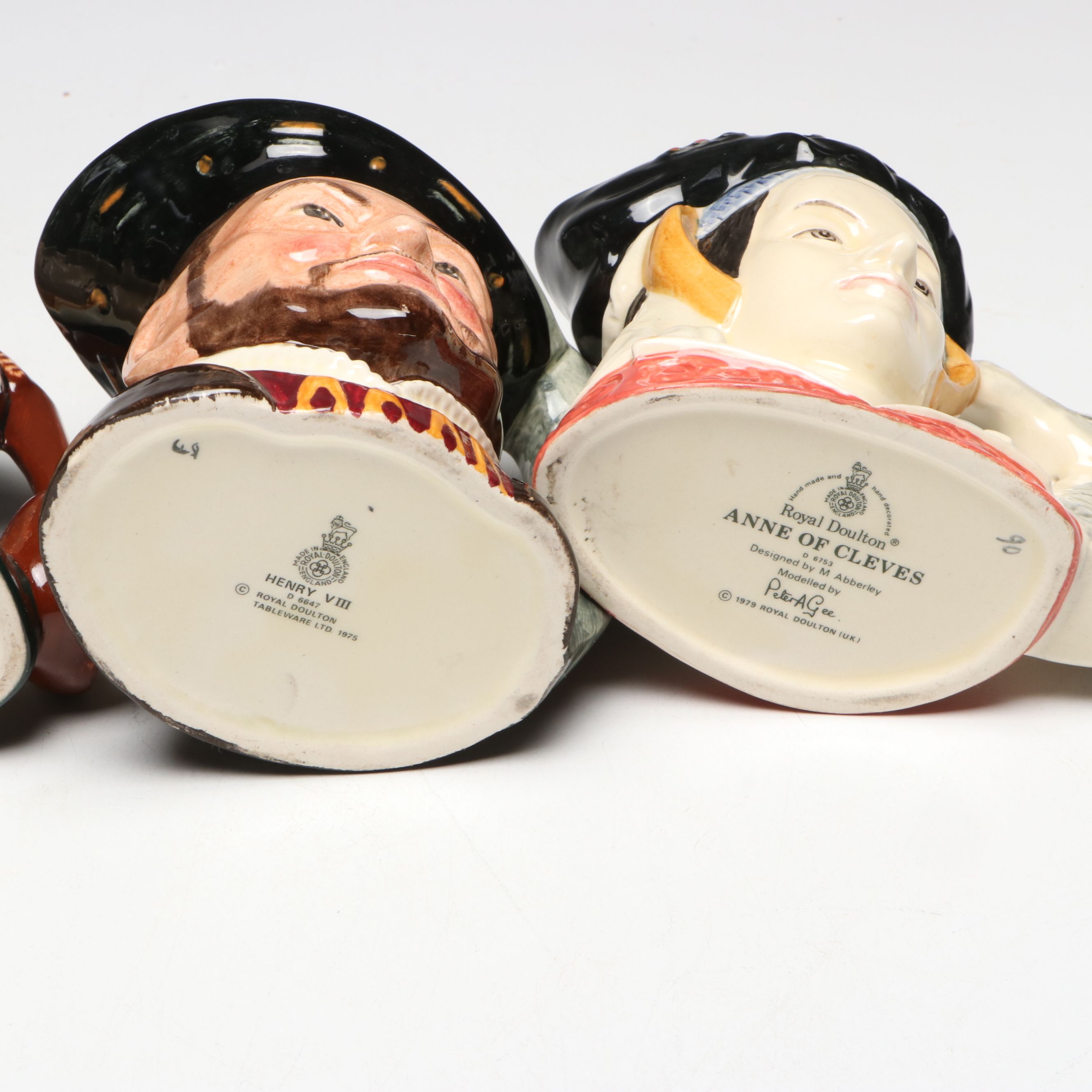 Royal Doulton "Henry VII," "Prince Philip of Spain" and More Character Jugs