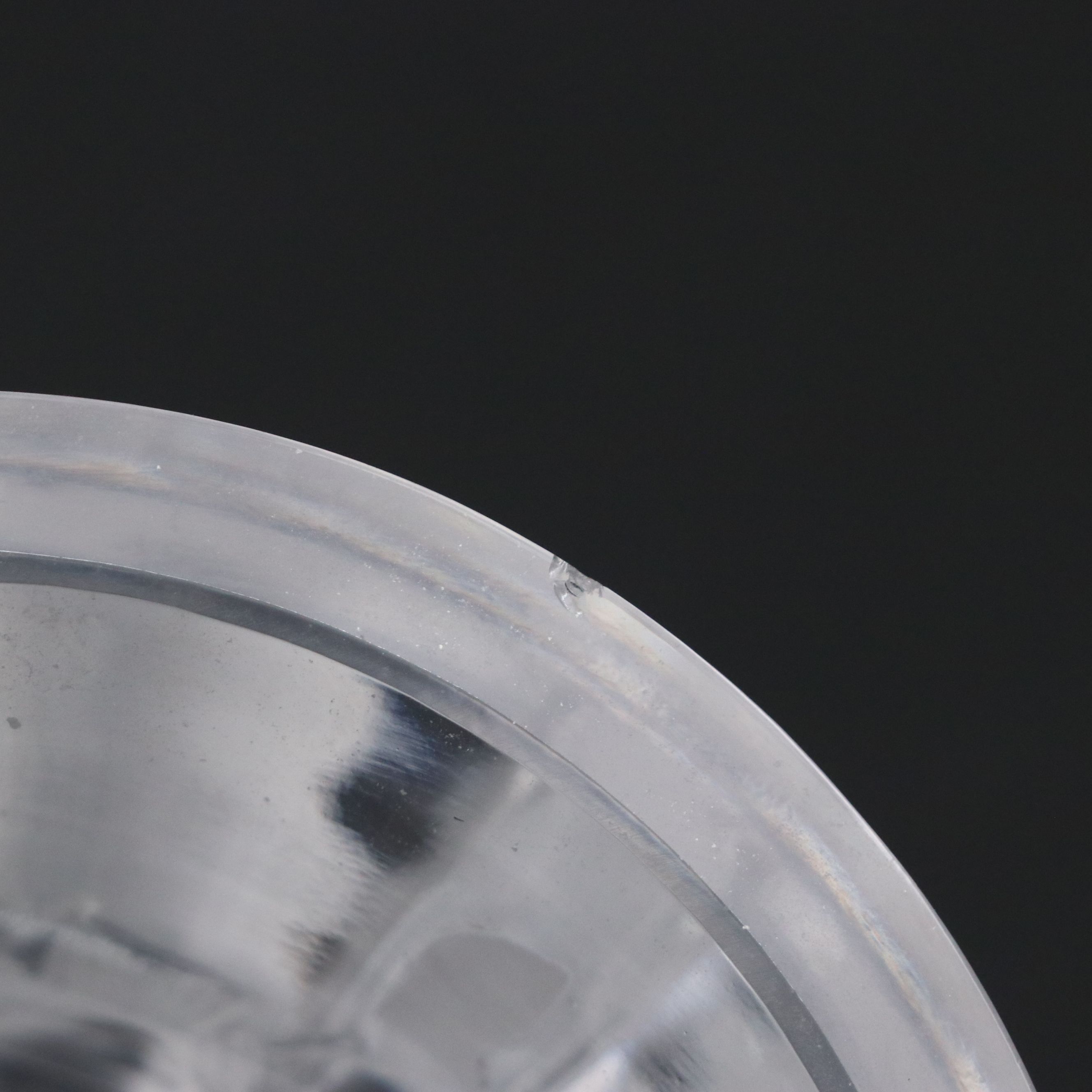 Lalique "Dampierre" Frosted and Clear Crystal Vase, 1945–1977