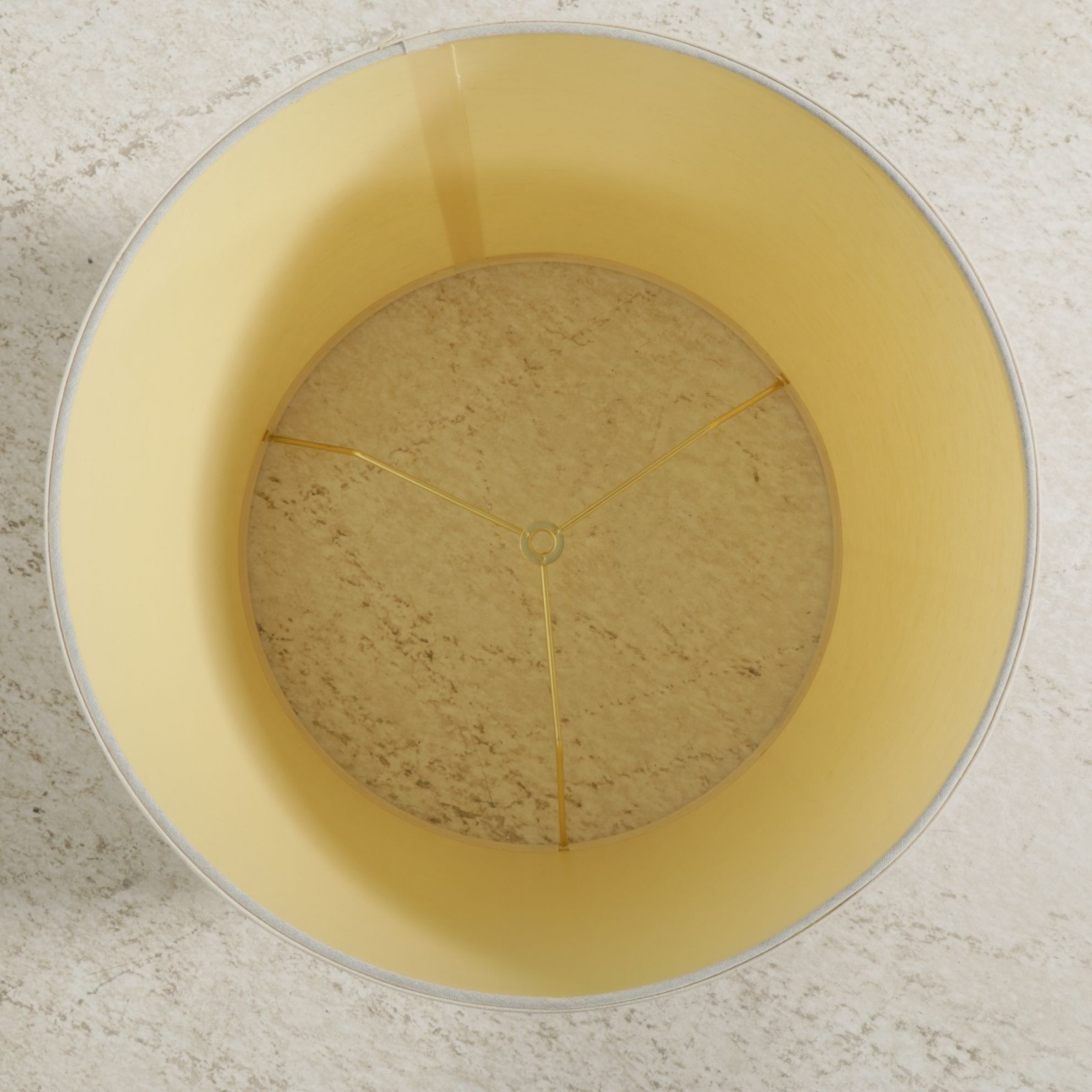 Brass Candlestick Floor Lamp with Integrated Glass Table Top