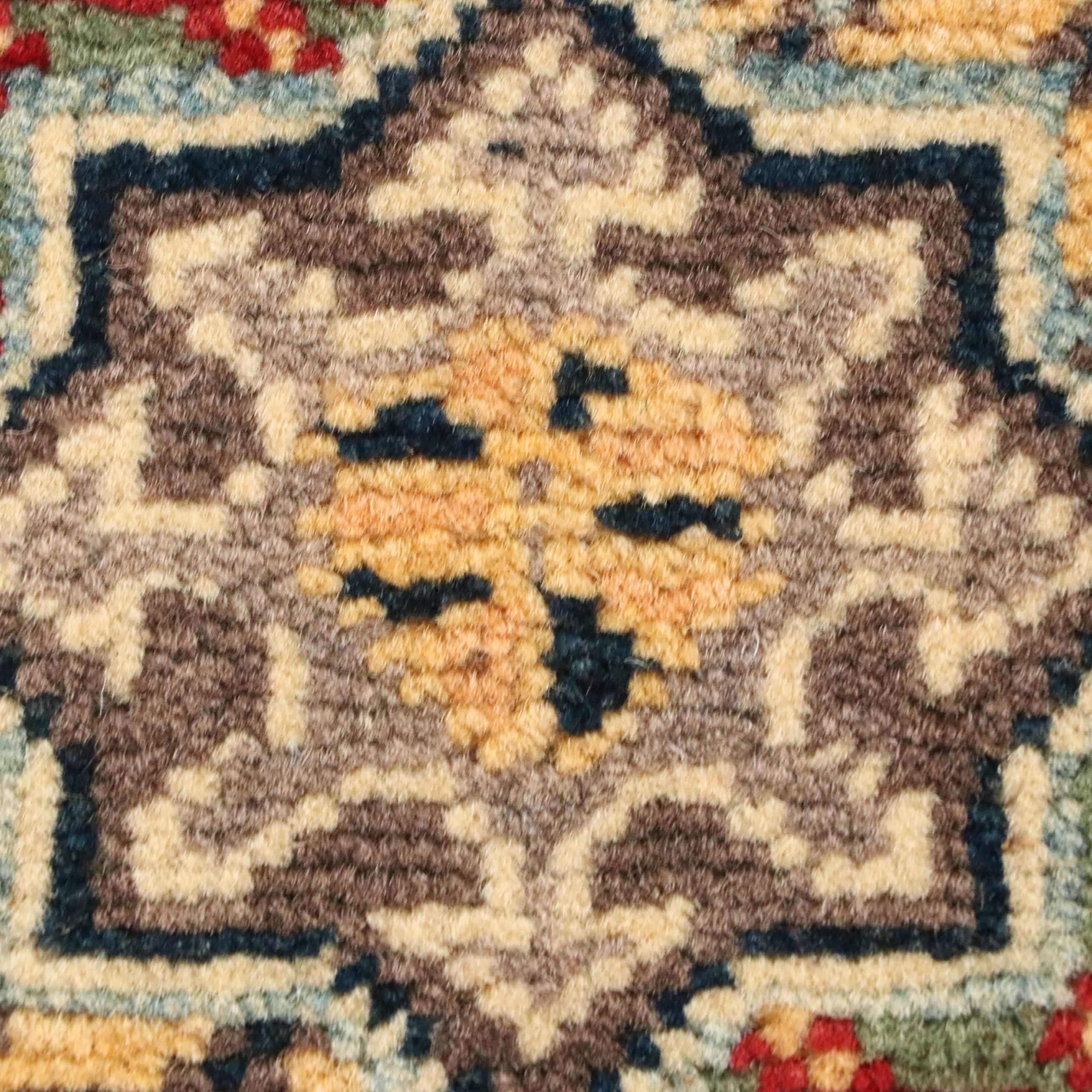 2'1 x 5'11 Hand-Knotted Afghan Kazak Carpet Runner