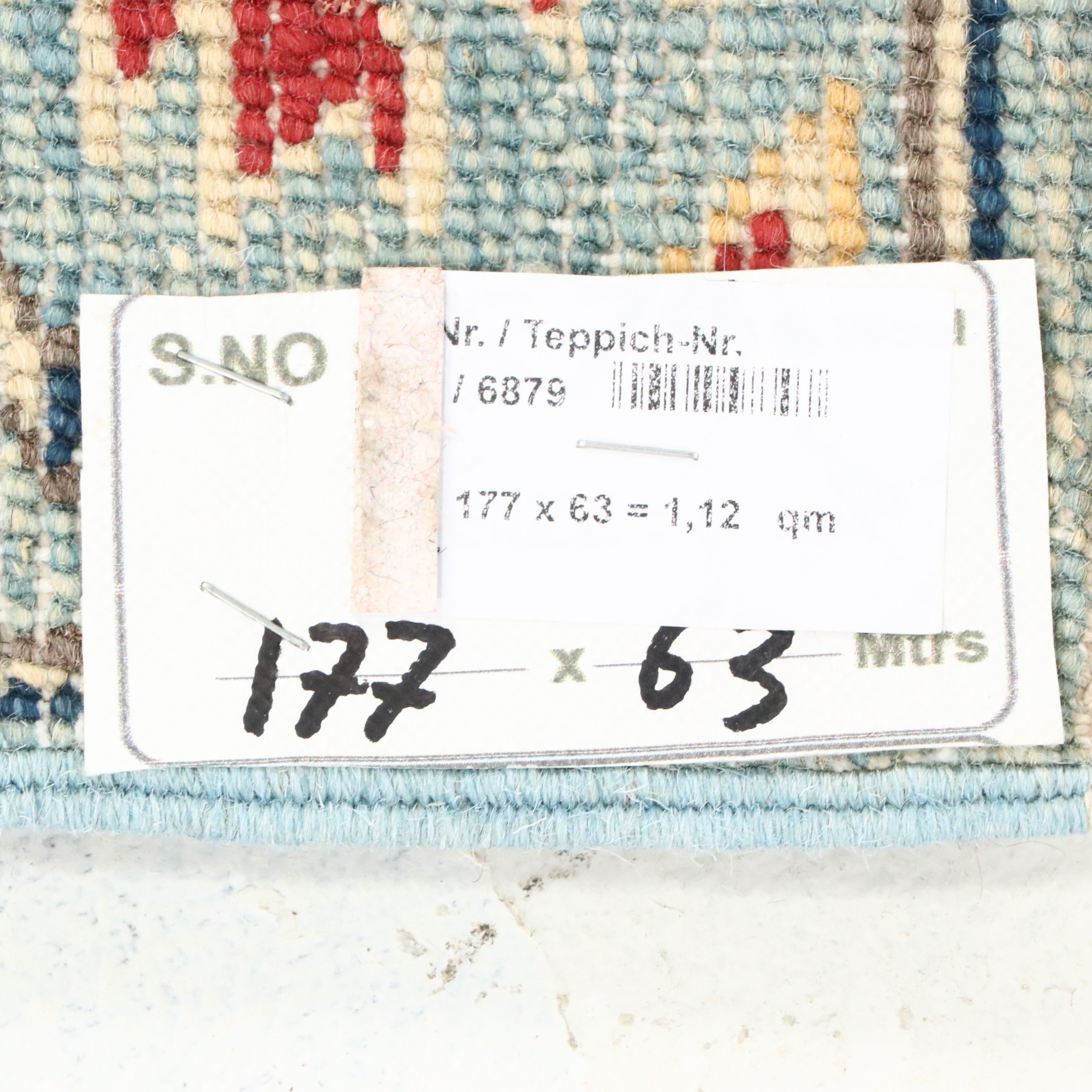 2'1 x 5'11 Hand-Knotted Afghan Kazak Carpet Runner