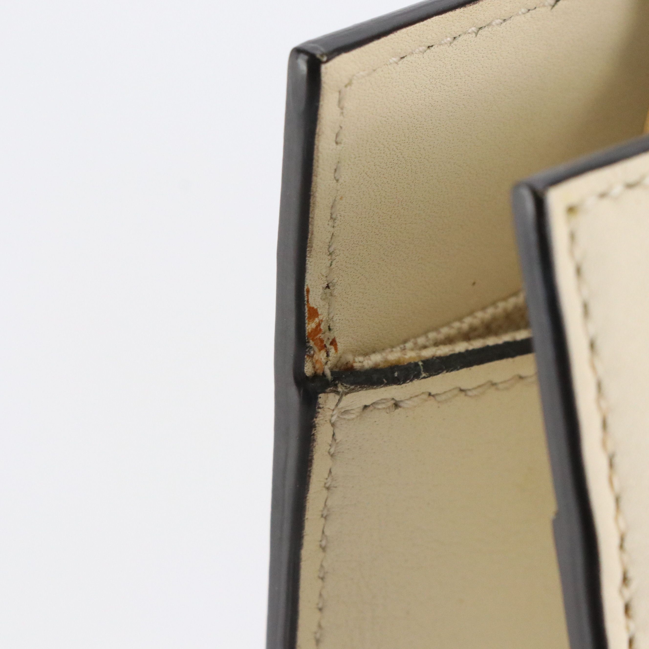 Gucci Ribbon Bow Small Two-Way Tote in White Leather