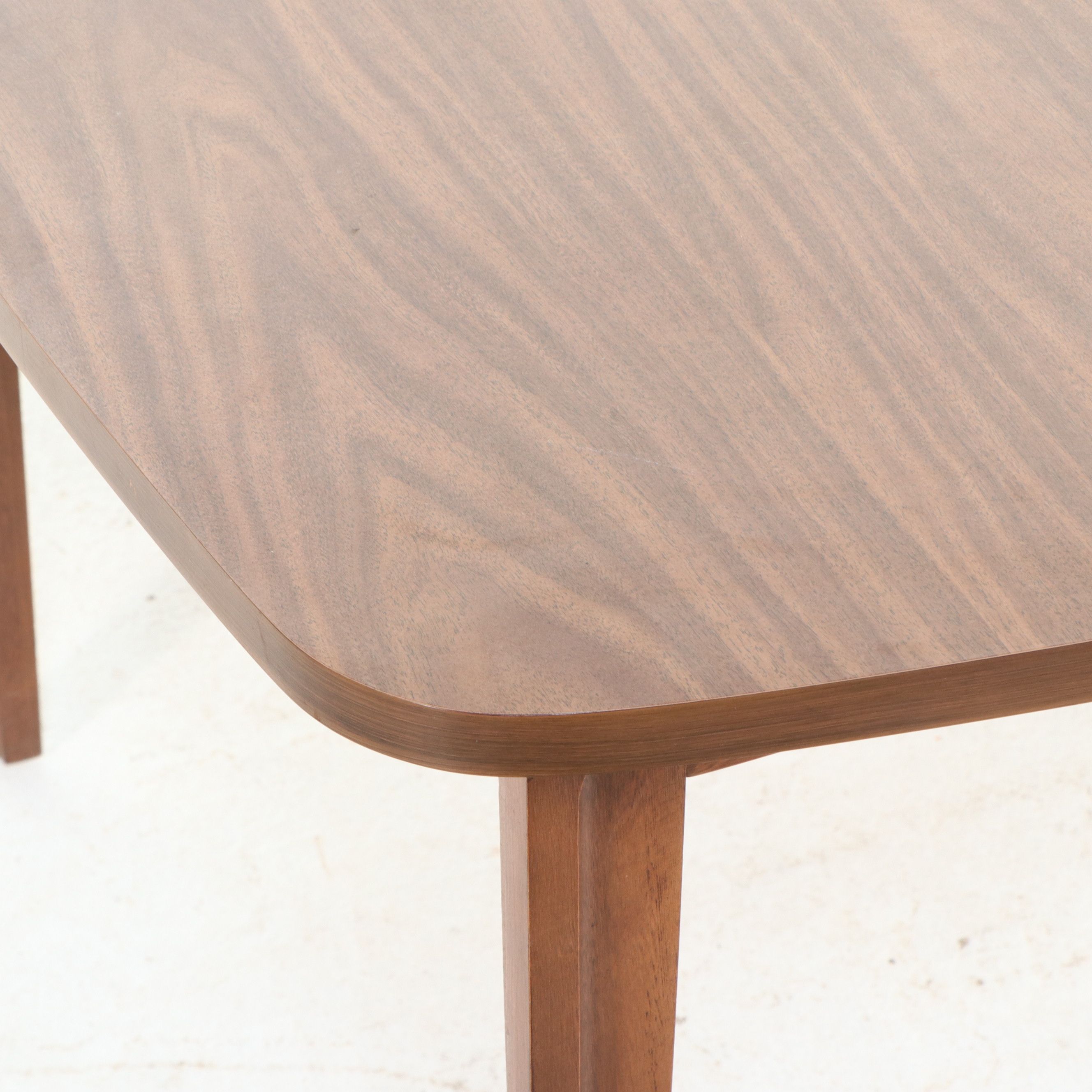 Danish Modern Style Walnut Extension Dining Table, Mid-20th Century