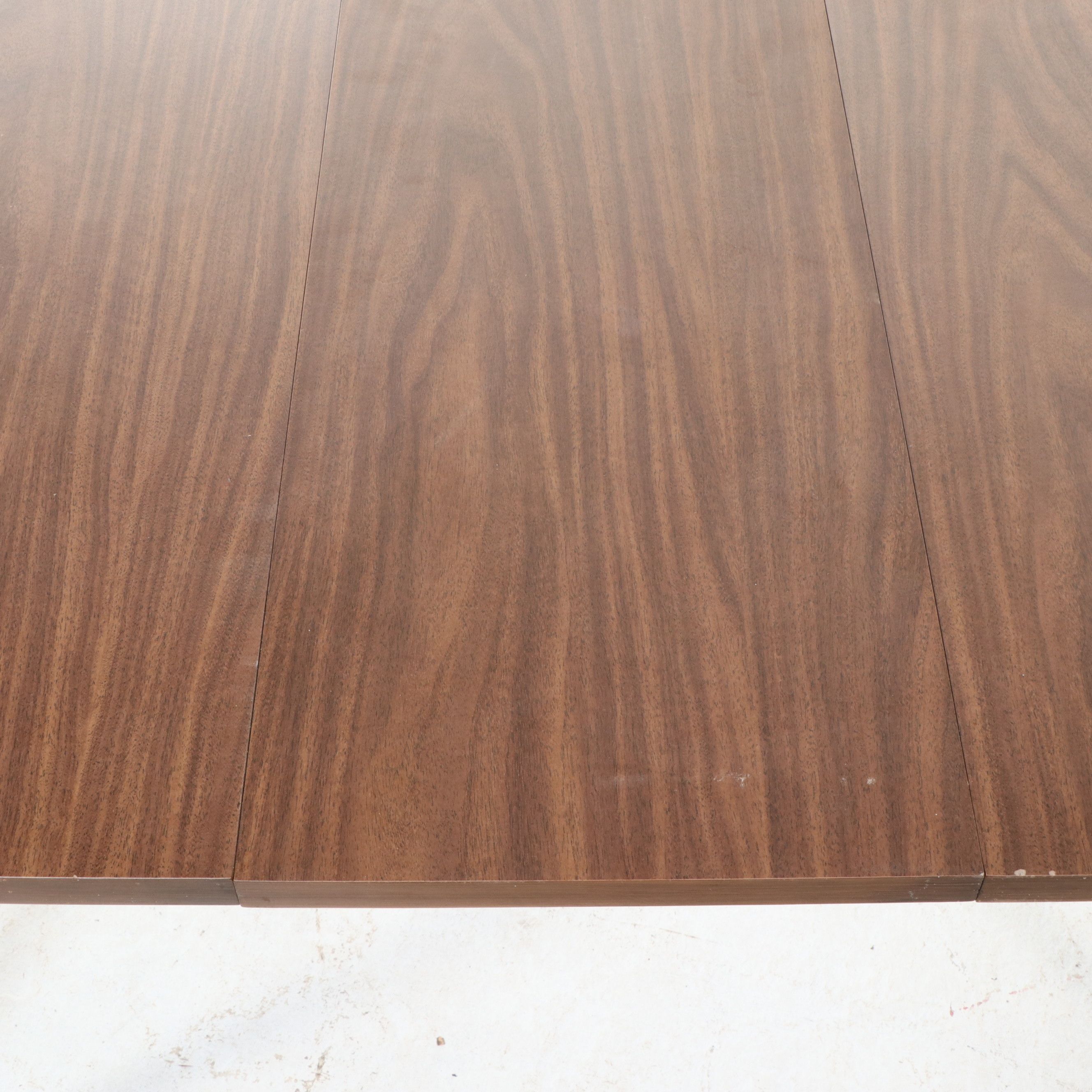 Danish Modern Style Walnut Extension Dining Table, Mid-20th Century