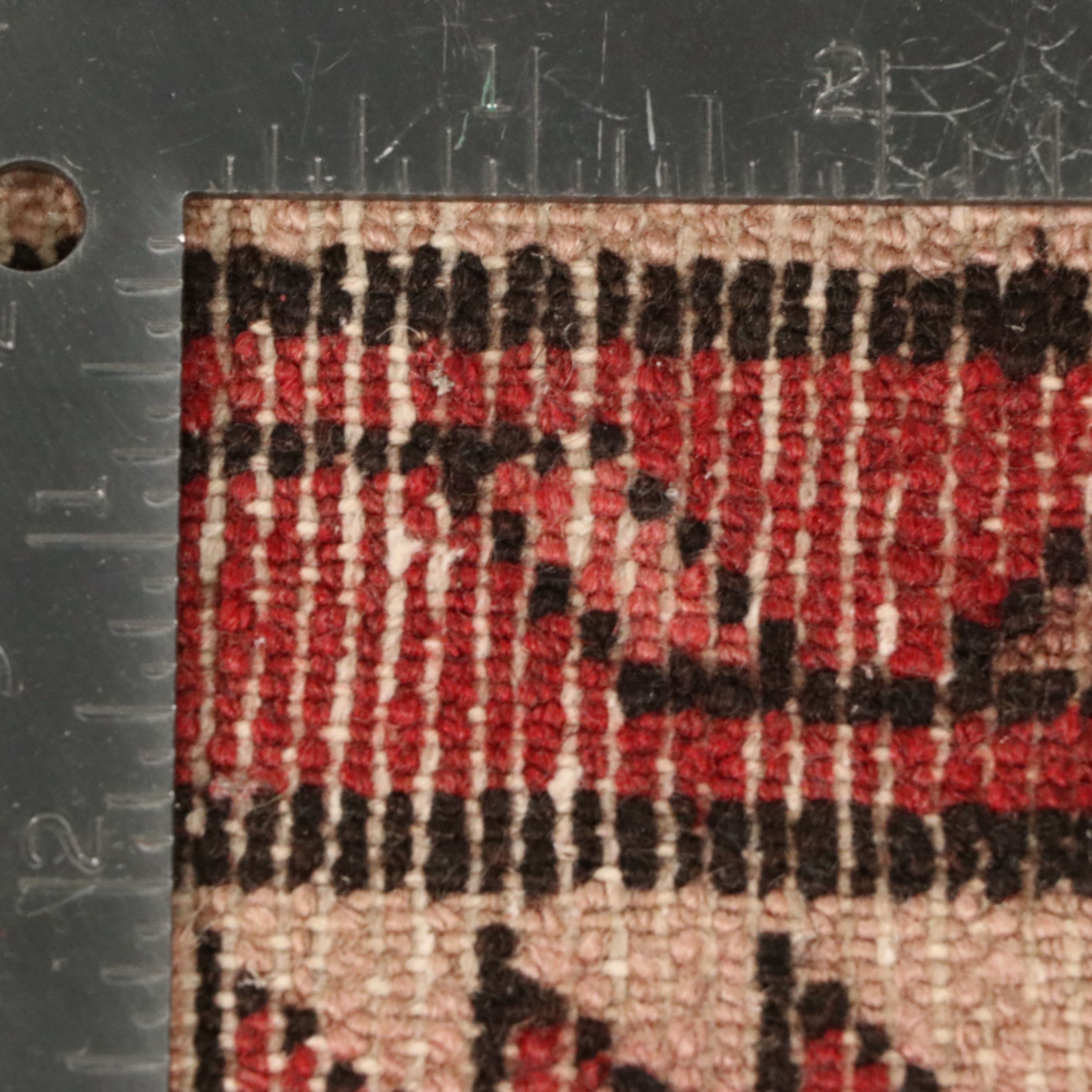 3'8 x 11' Hand-Knotted Persian Hamadan Long Rug