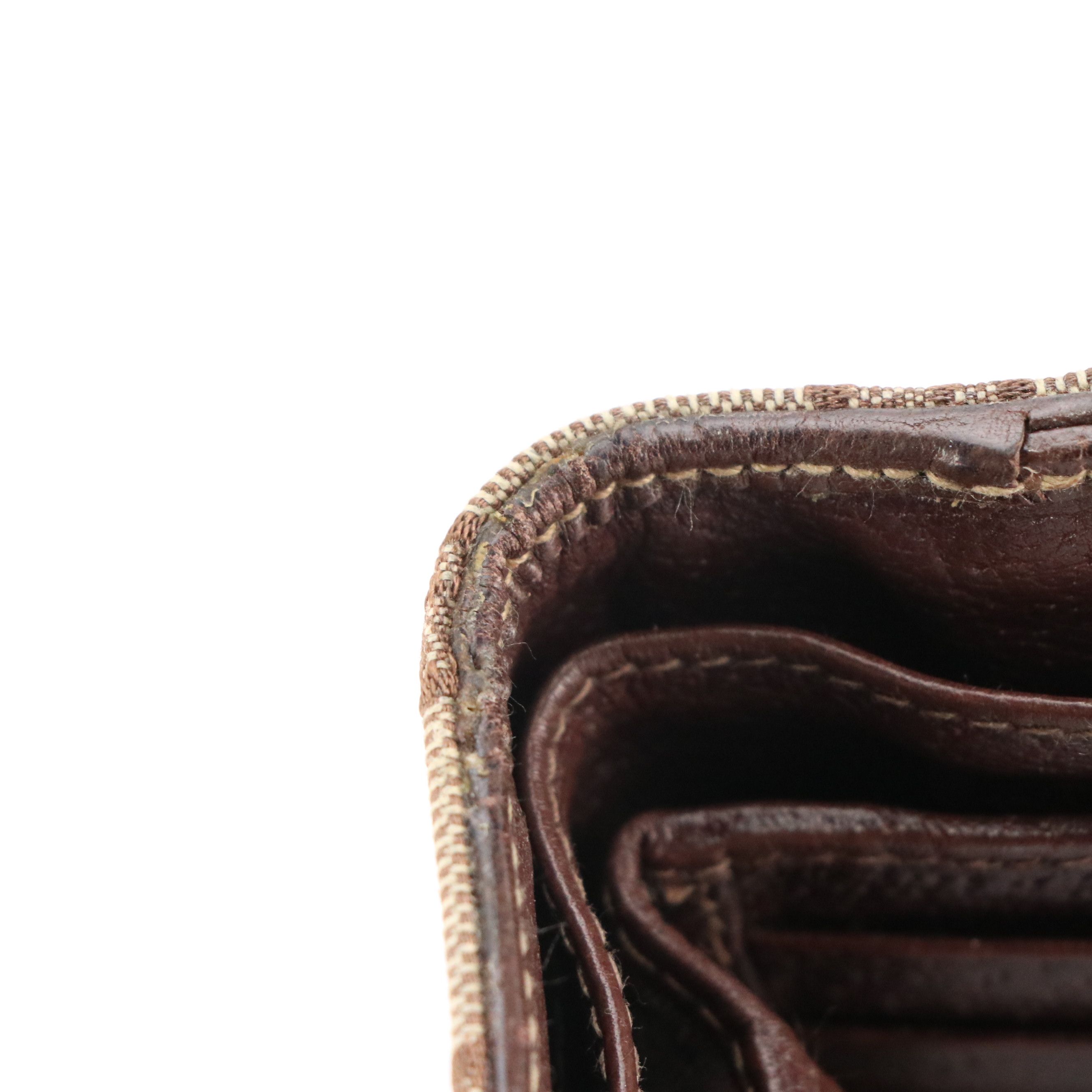 Gucci Compact Wallets in Red Guccissima Leather and GG Canvas