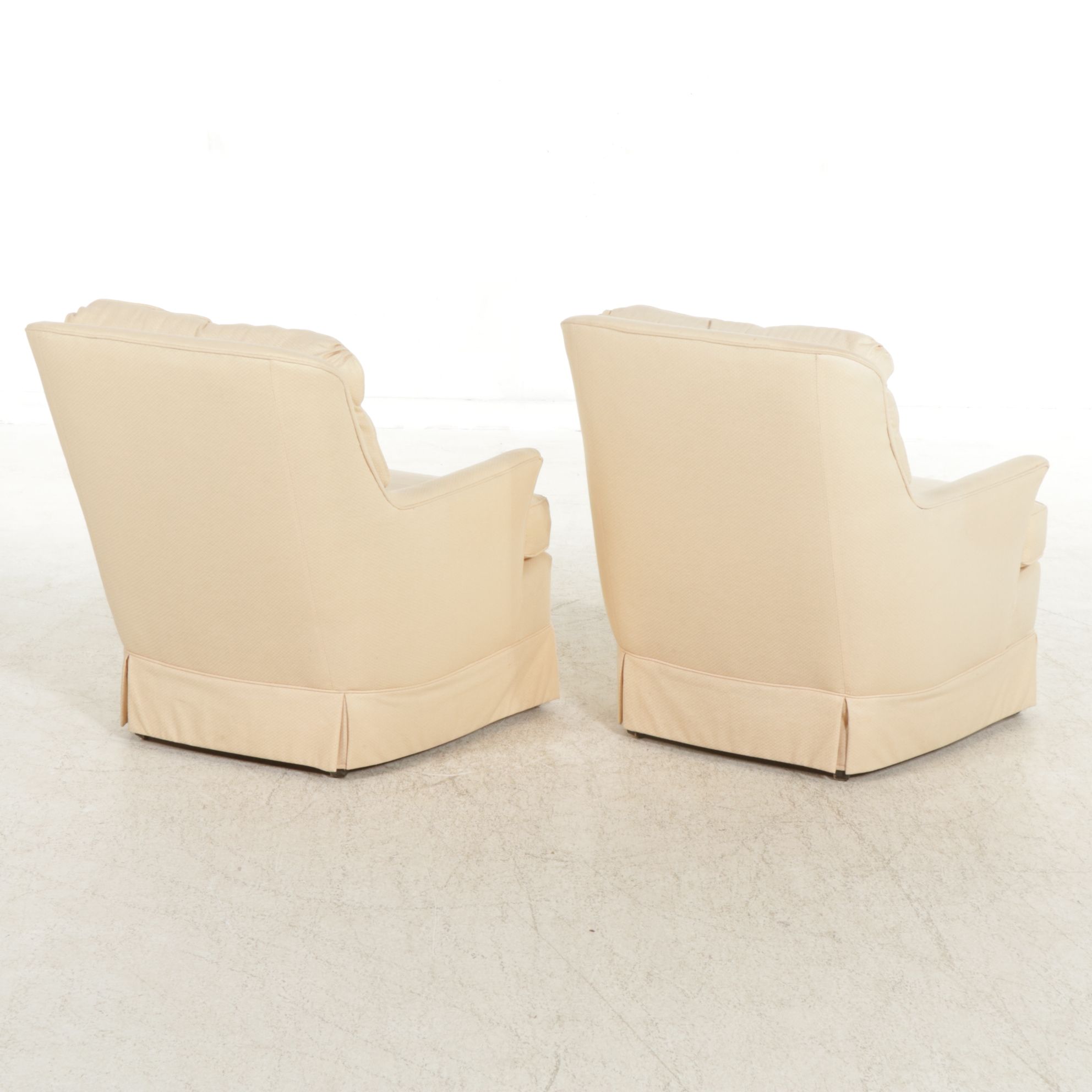 Pair of Upholstered Armchairs, Late 20th Century