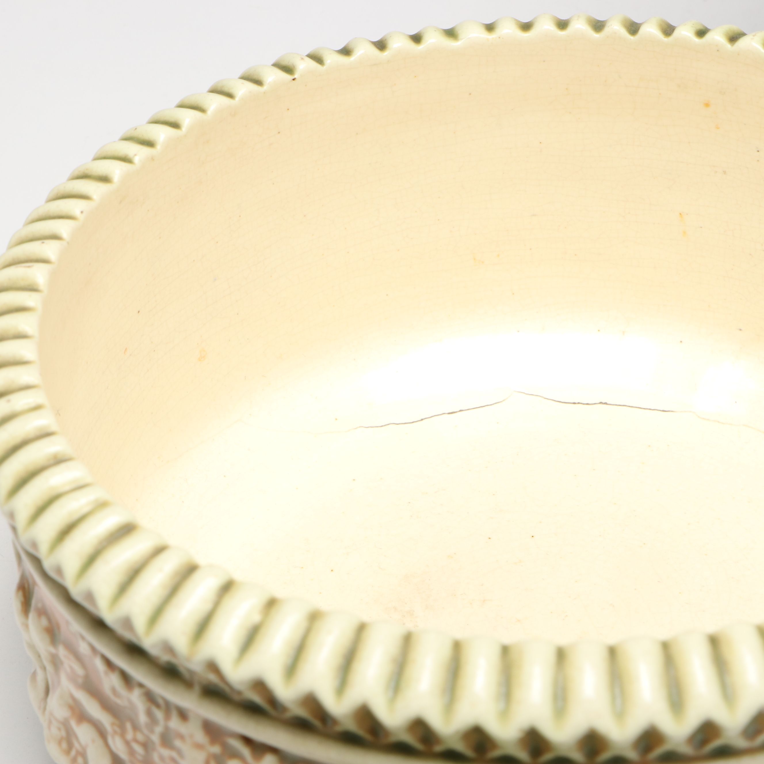 Roseville Pottery "Donatello" Ceramic Cherub Vases and Bowls, Early 20th Century