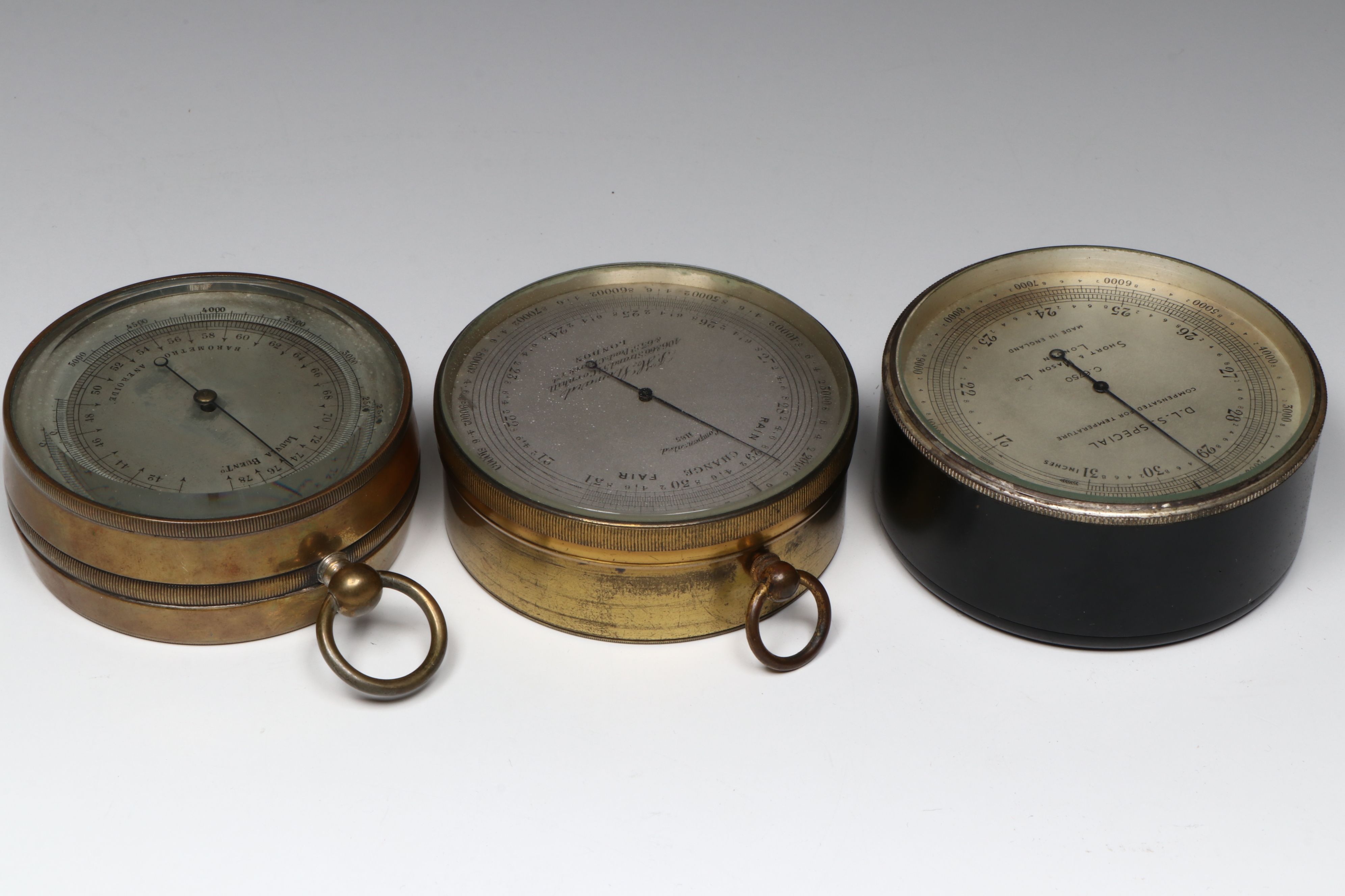 Antique Short & Mason, P. H. Steward w/ Other Barometer, Late 19th/Early 20th C.