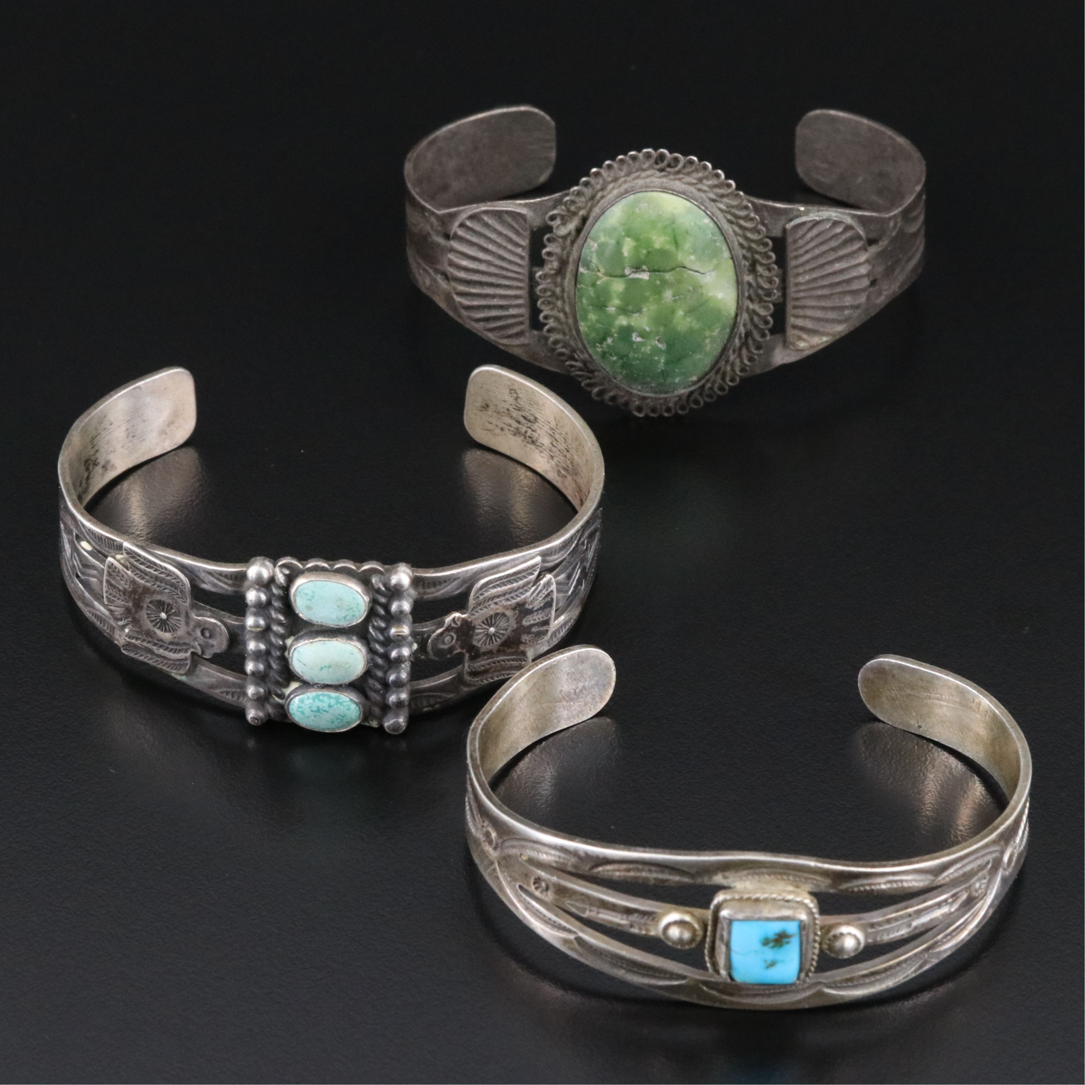 Sterling Turquoise Cuffs
