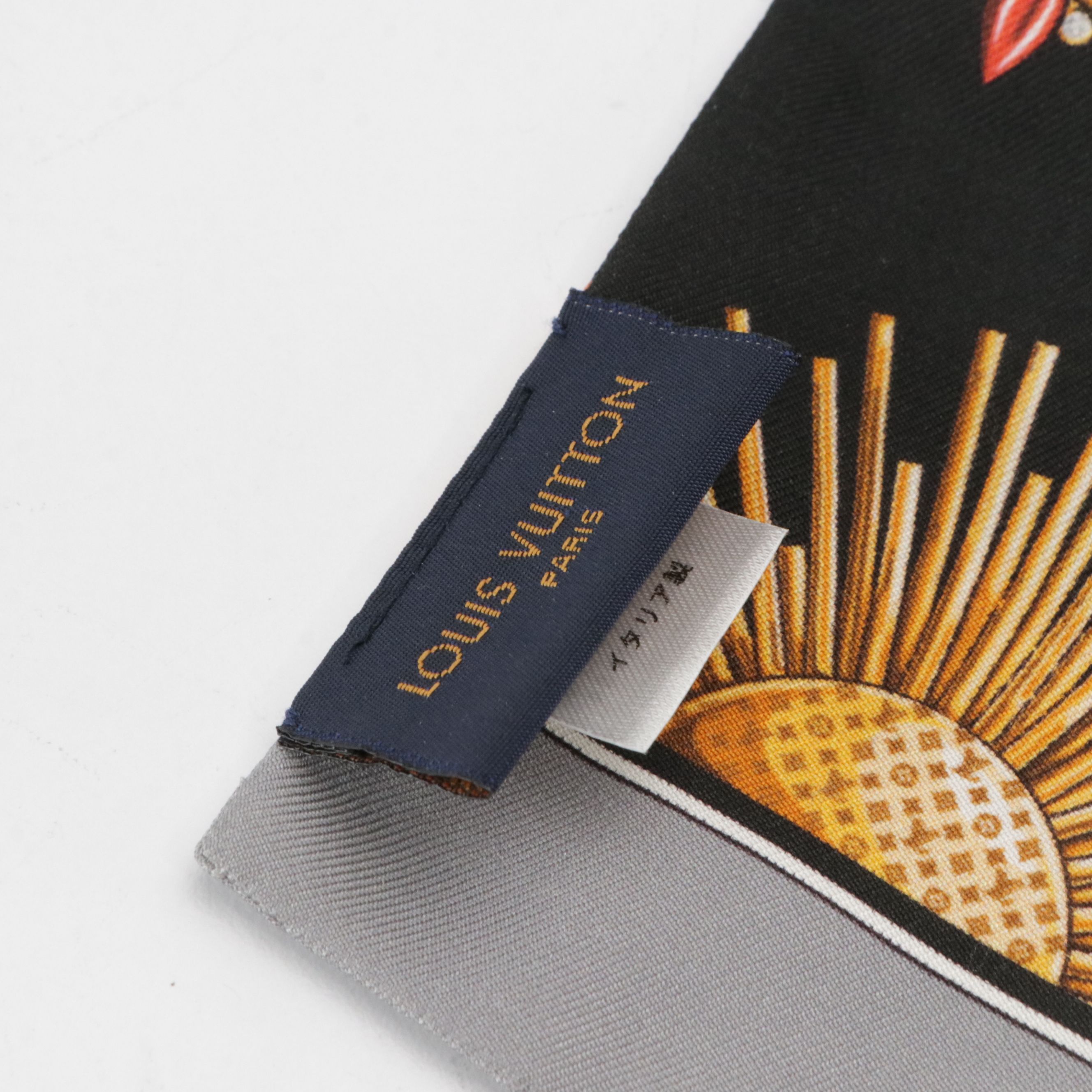 Louis Vuitton Vendôme Silk Twill Bandeau Scarf, With Box