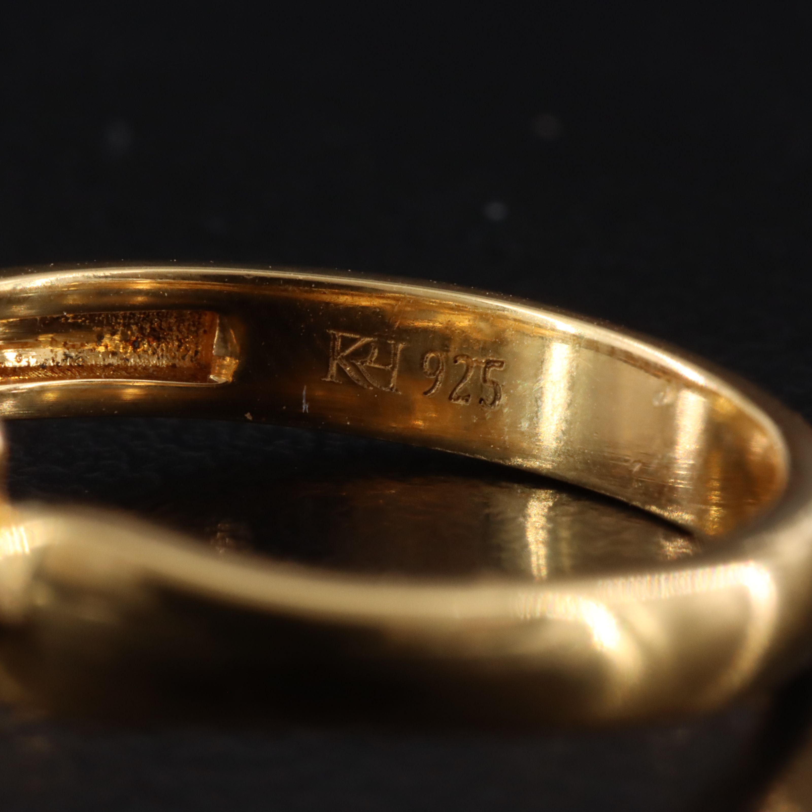 Sterling Cat's Eye Alexandrite and Diamond Ring