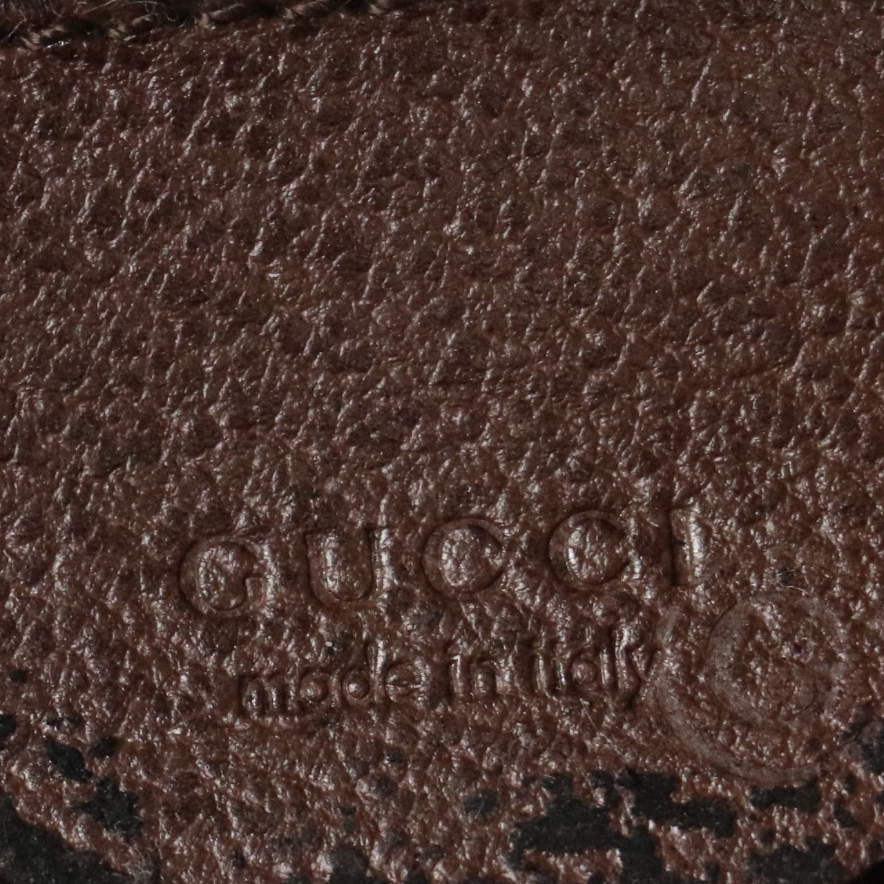 Gucci Double Front Pocket Top Handle Tote Bag in Brown Cinghiale Leather