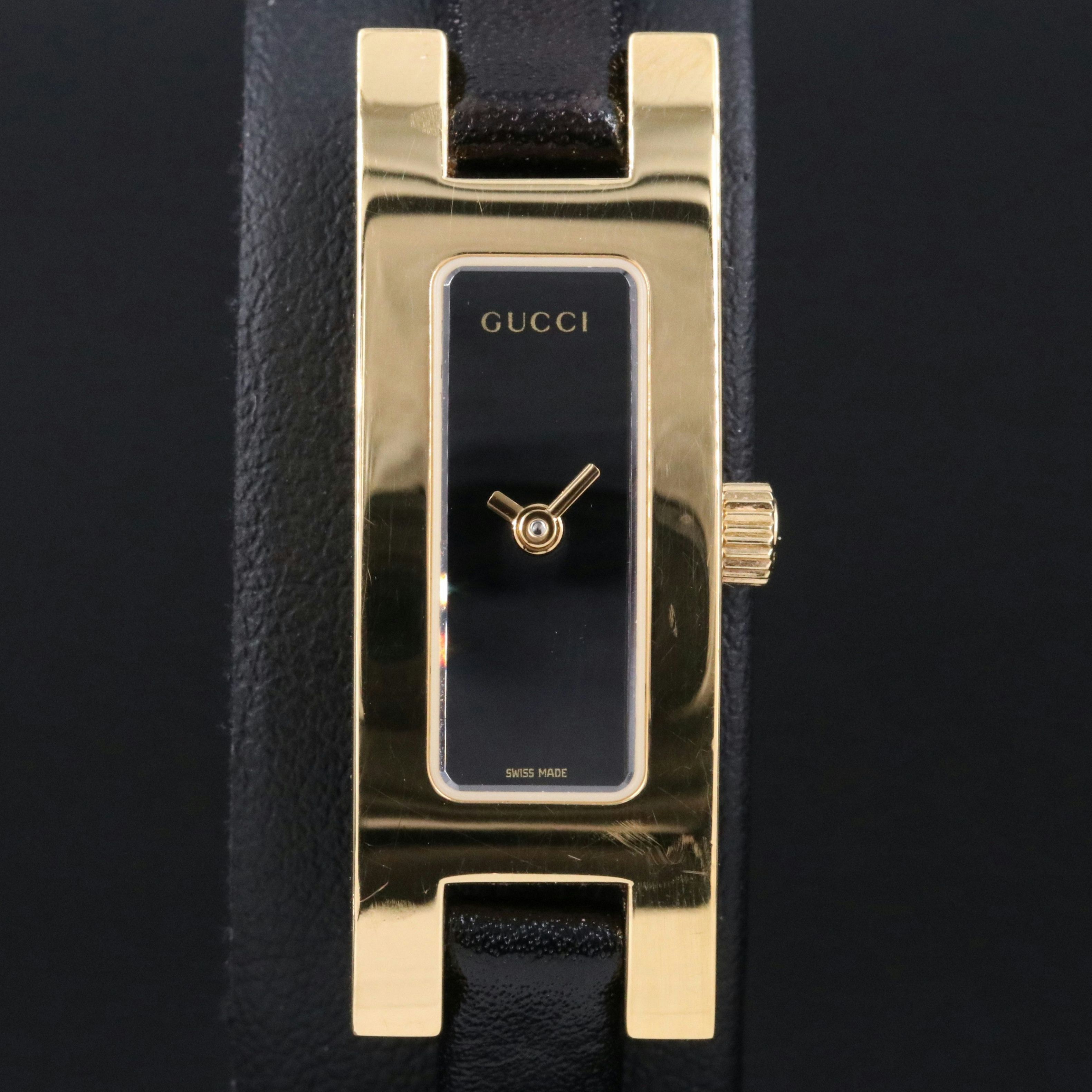 Gucci 3900L Rectangle  Swiss Quartz Watch # 0070502