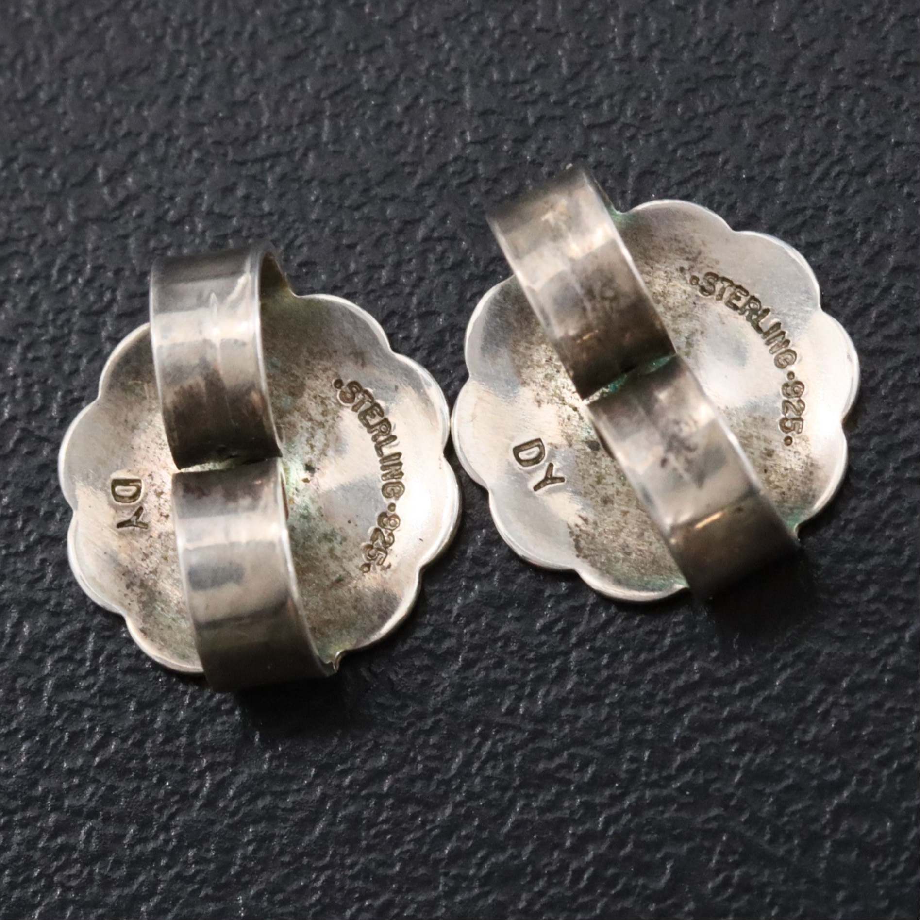 David Yurman Crossover Sterling and 18K Bonded Gold Hoop Earrings