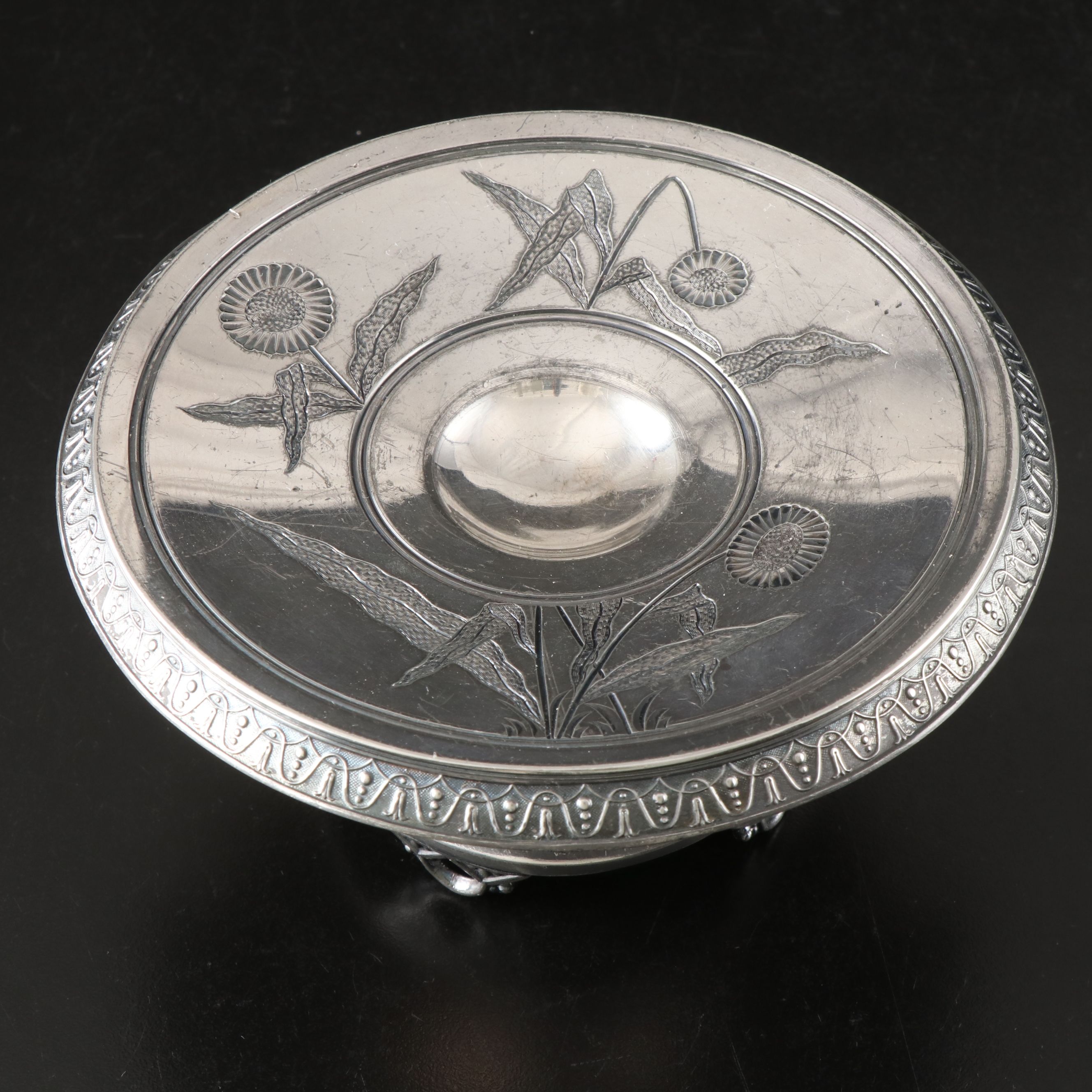 Wm. Rogers, Meriden and More Ornate Silver Plate with Other Tableware