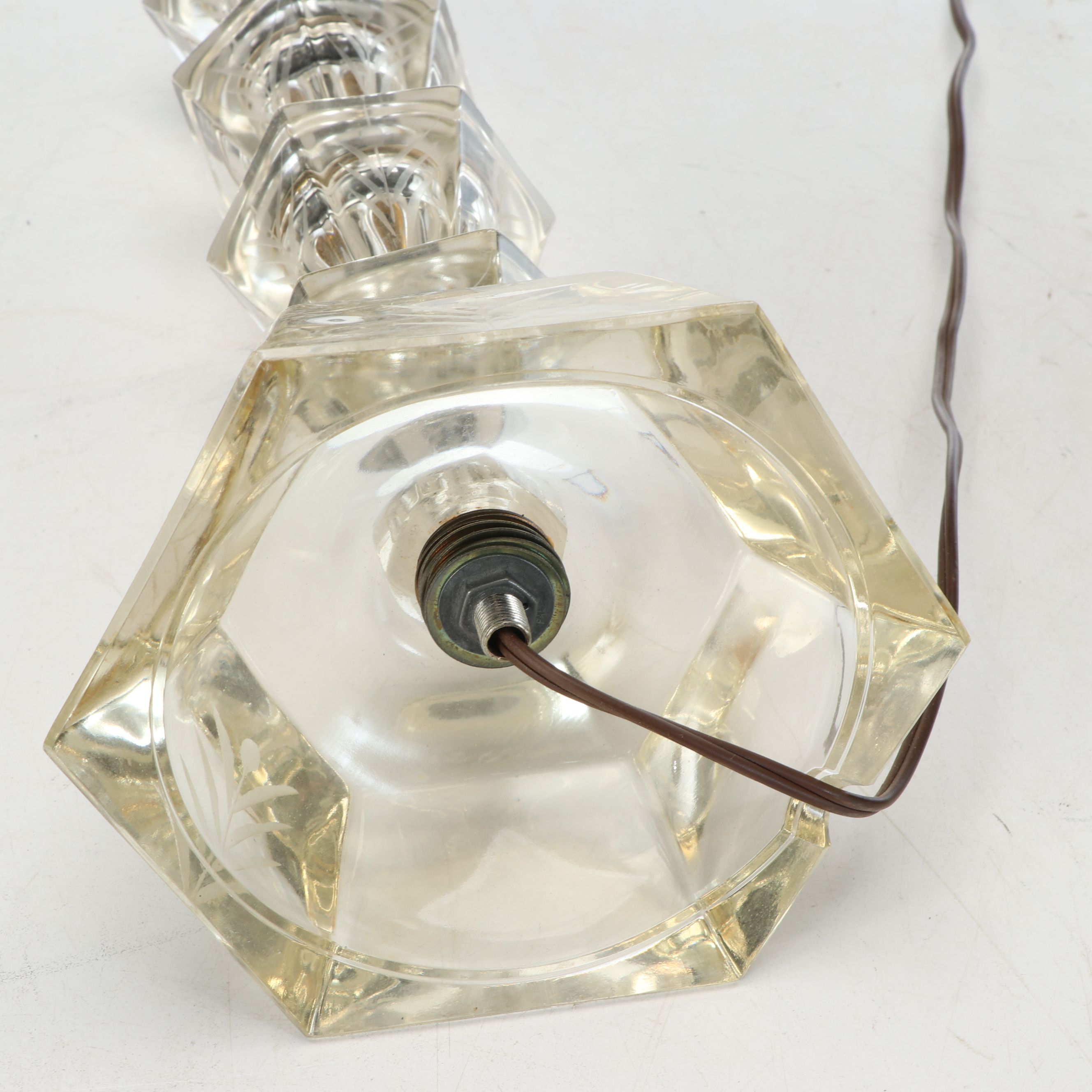 Stacked Acrylic Table Lamps, Mid to Late 20th Century