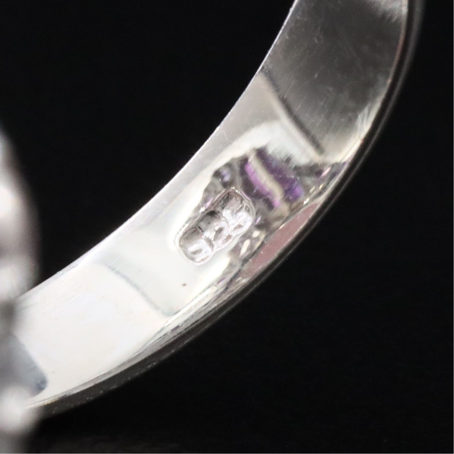 Sterling Rose Quartz and Amethyst Ring