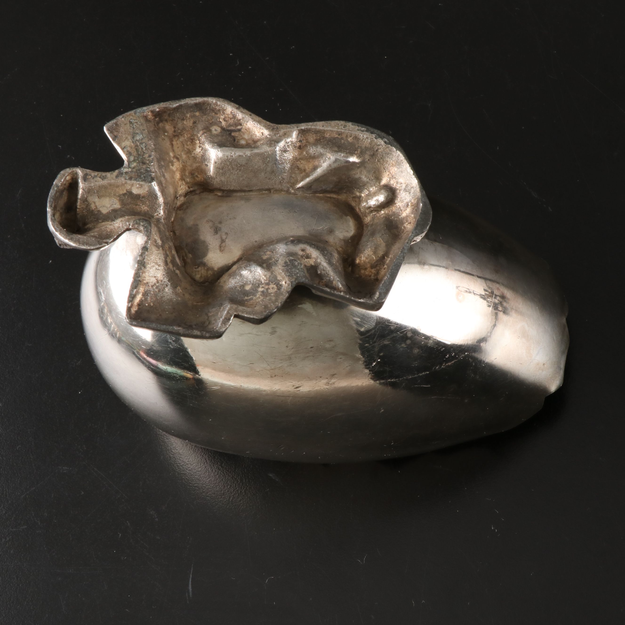 Silver Plate Egg Cup Set with Other Gravy Boats and Napkin Rings